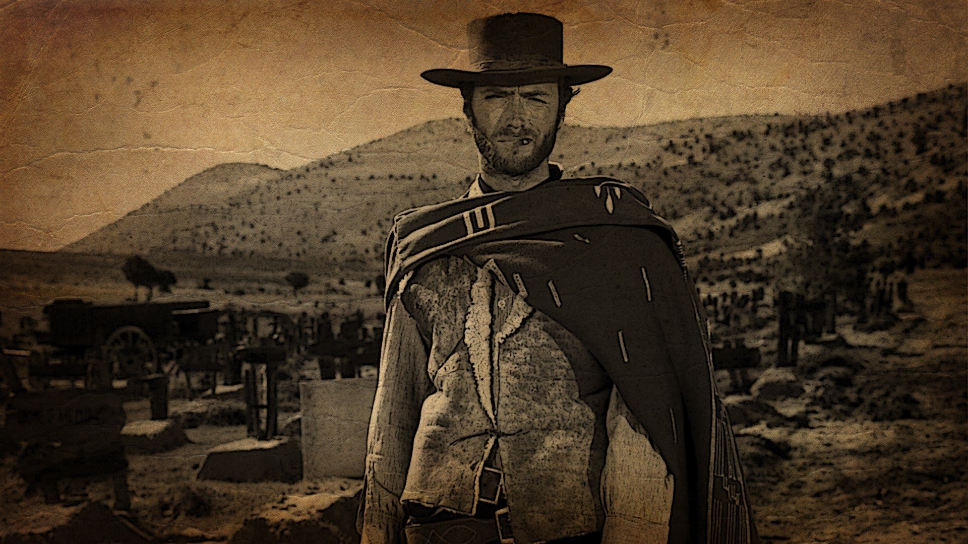 1920x1080 Clint Eastwood Dirty Harry Western Wallpaper.