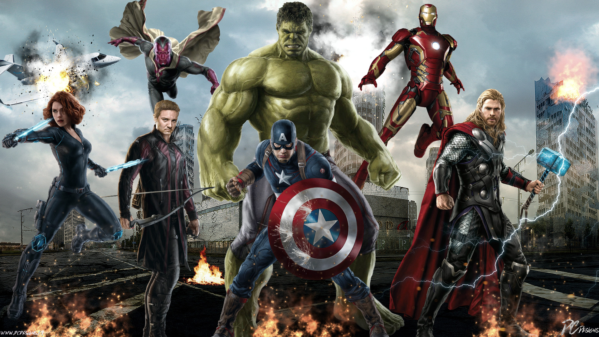 1920x1080 Movie - Avengers: Age of Ultron Marvel Comics Poster Fan Art Avengers Chris  Hemsworth Thor