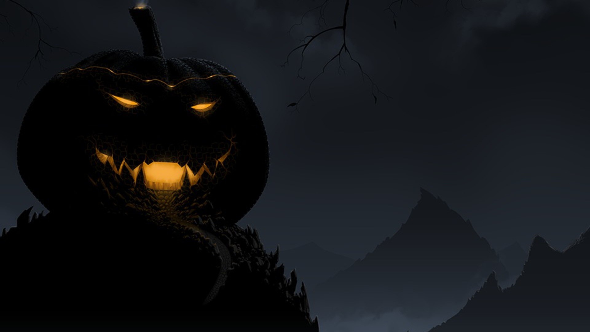1920x1080  Download 1k Scary Graveyard Night Hallowmas Halloween - Halloween  Wallpapers HD