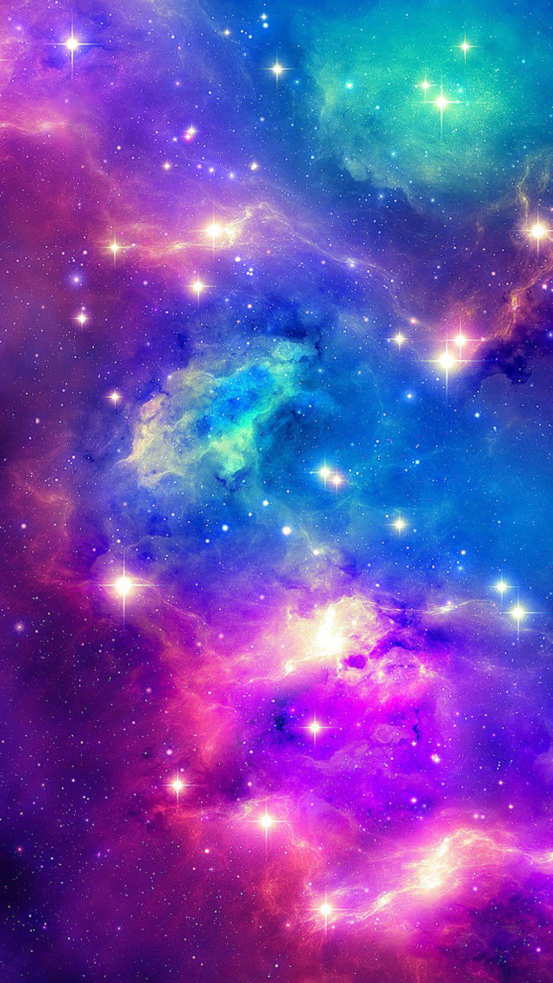 1080x1920 Sparkling Shiny Fantasy Outer Space #iPhone #7 #wallpaper