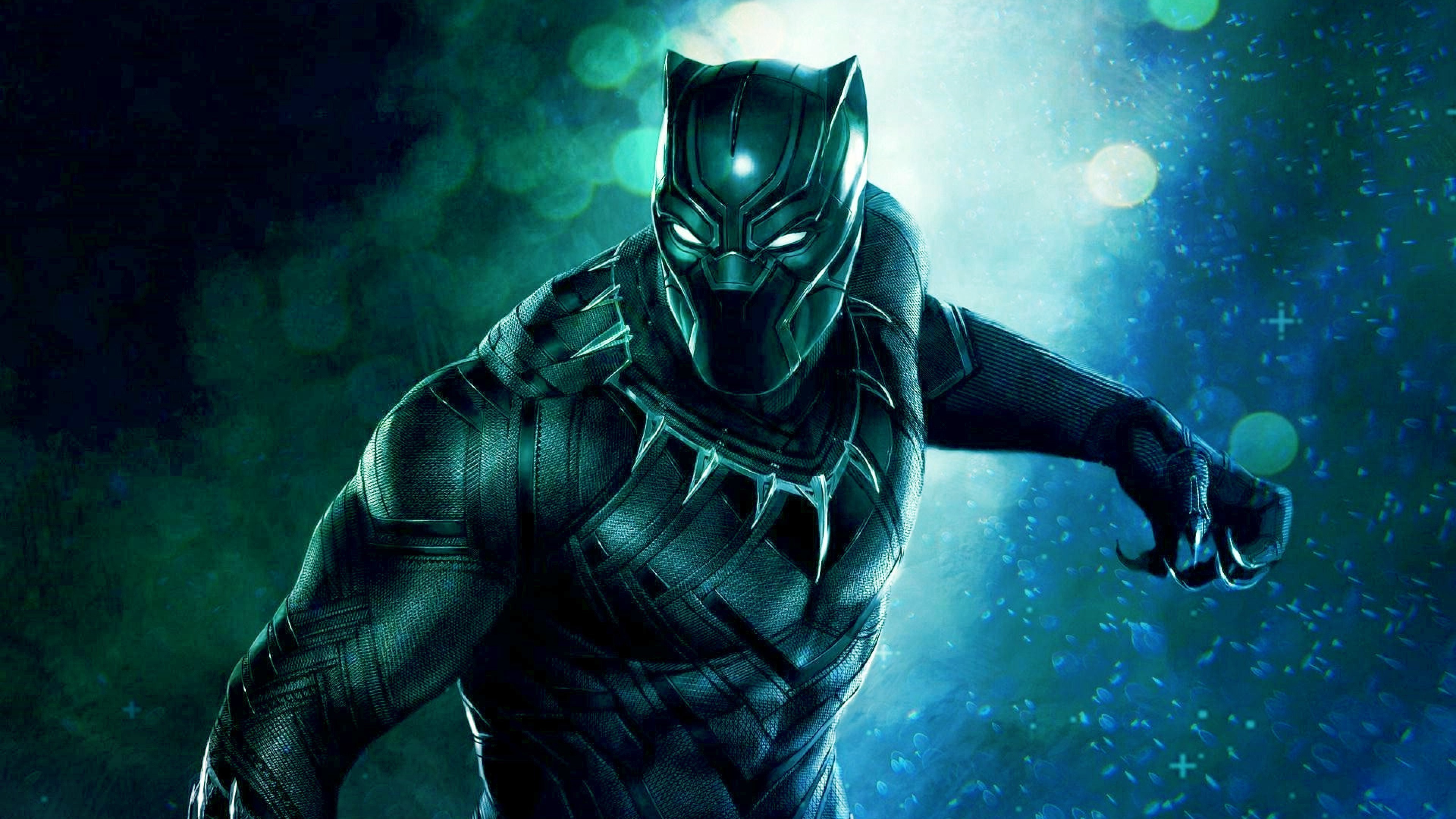 3840x2160 4K Image of Black Panther Superhero