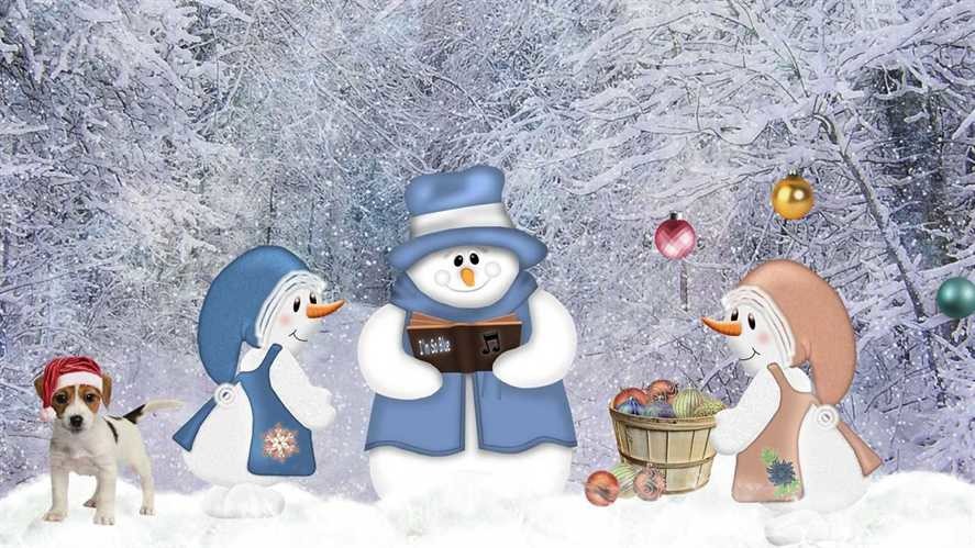 1920x1080 2560x1600 Country Snowman Wallpaper | Free Wallpapers Image