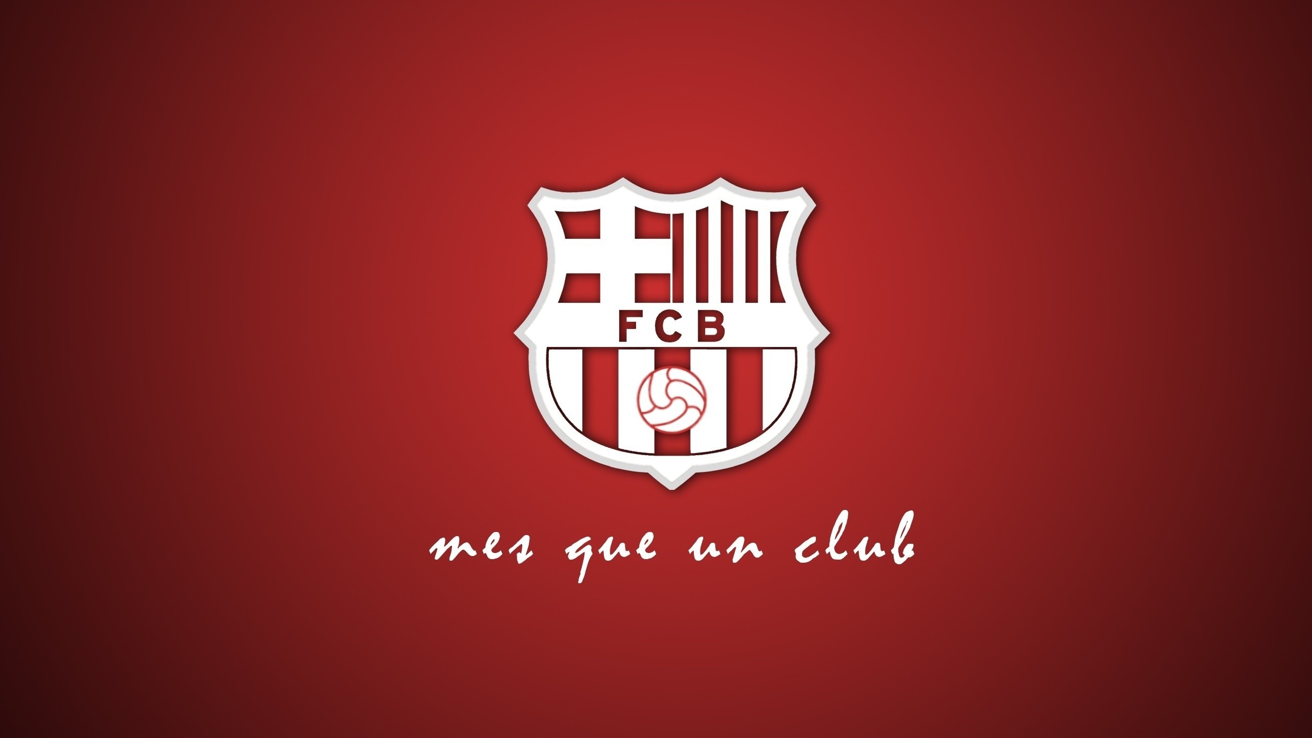 2560x1440 FC Barcelona Logo Wallpaper Download | PixelsTalk.Net