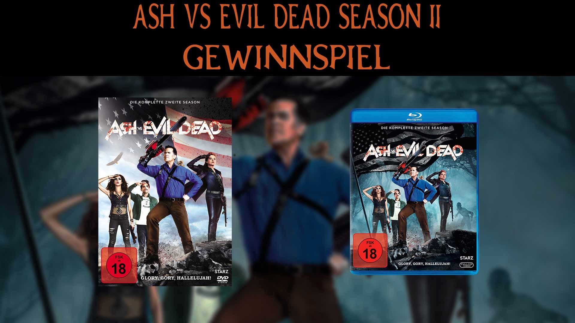 1920x1080 Gewinnspiel: Ash vs Evil Dead Staffel 2 ab dem 25. Oktober im Heimkino. Wir  verlosen Blu-rays und DVDs.