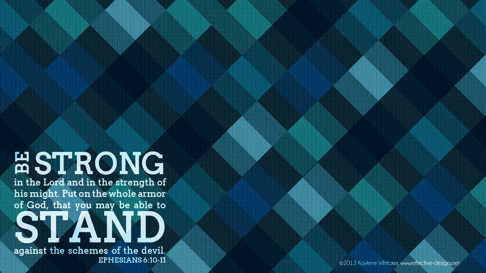 1920x1080 Be strong in the Lord desktop wallpaper from www.reflective-designs.net