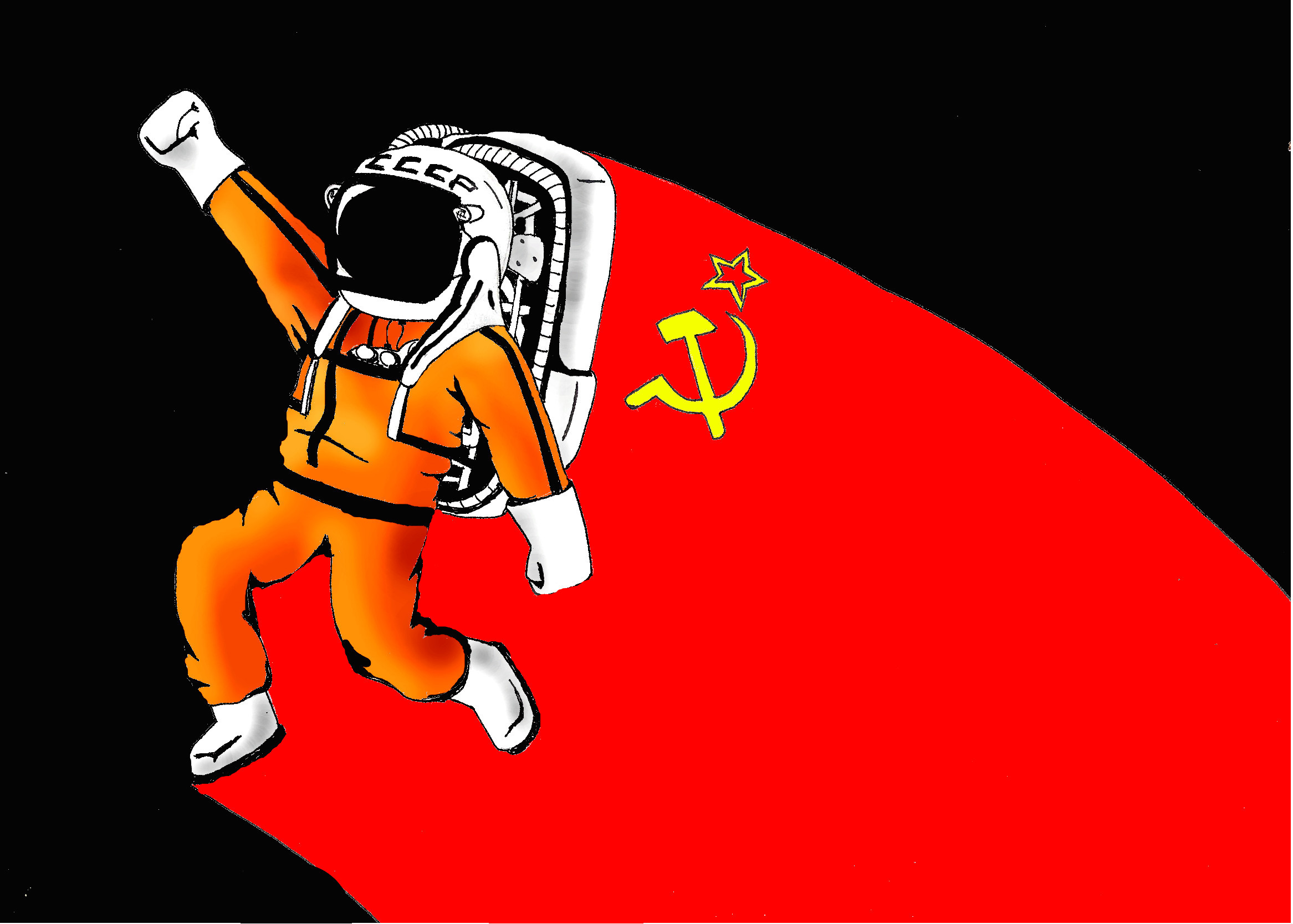2333x1667 Yuri Gagarin by kobalto1 Yuri Gagarin by kobalto1