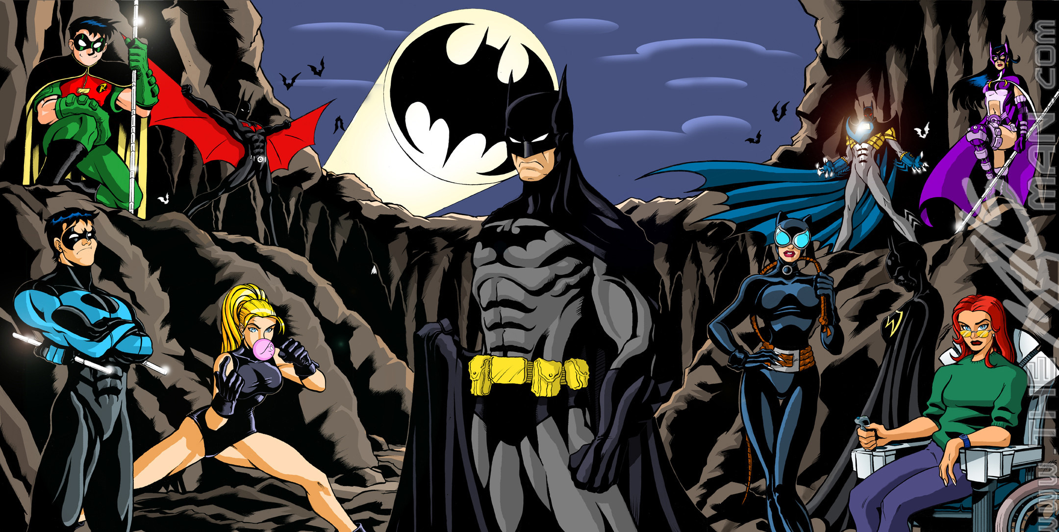 2160x1086 batman family wallpaper - Comic-Images.com