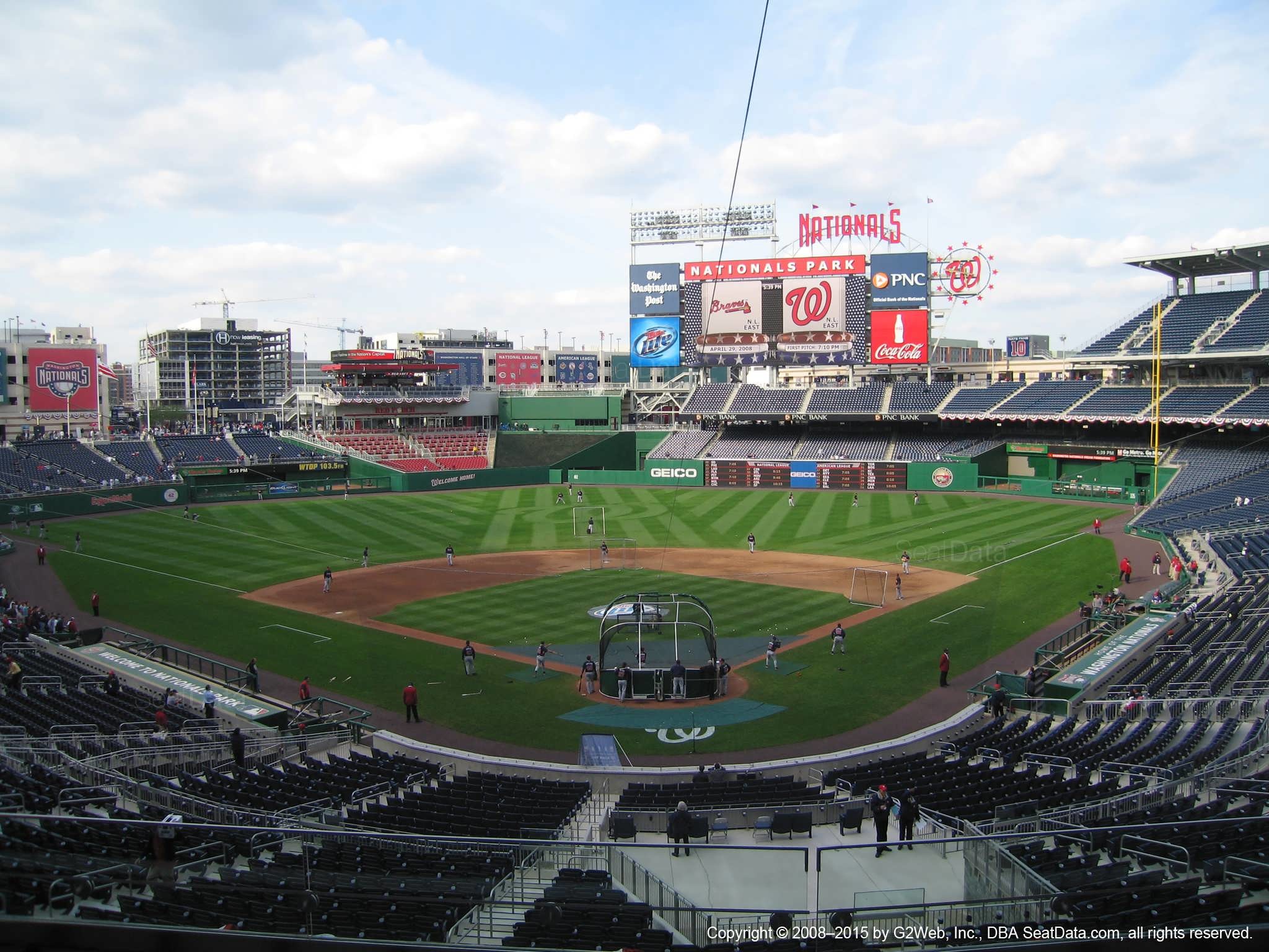 2048x1536 Nationals Park Seating View from Section 213