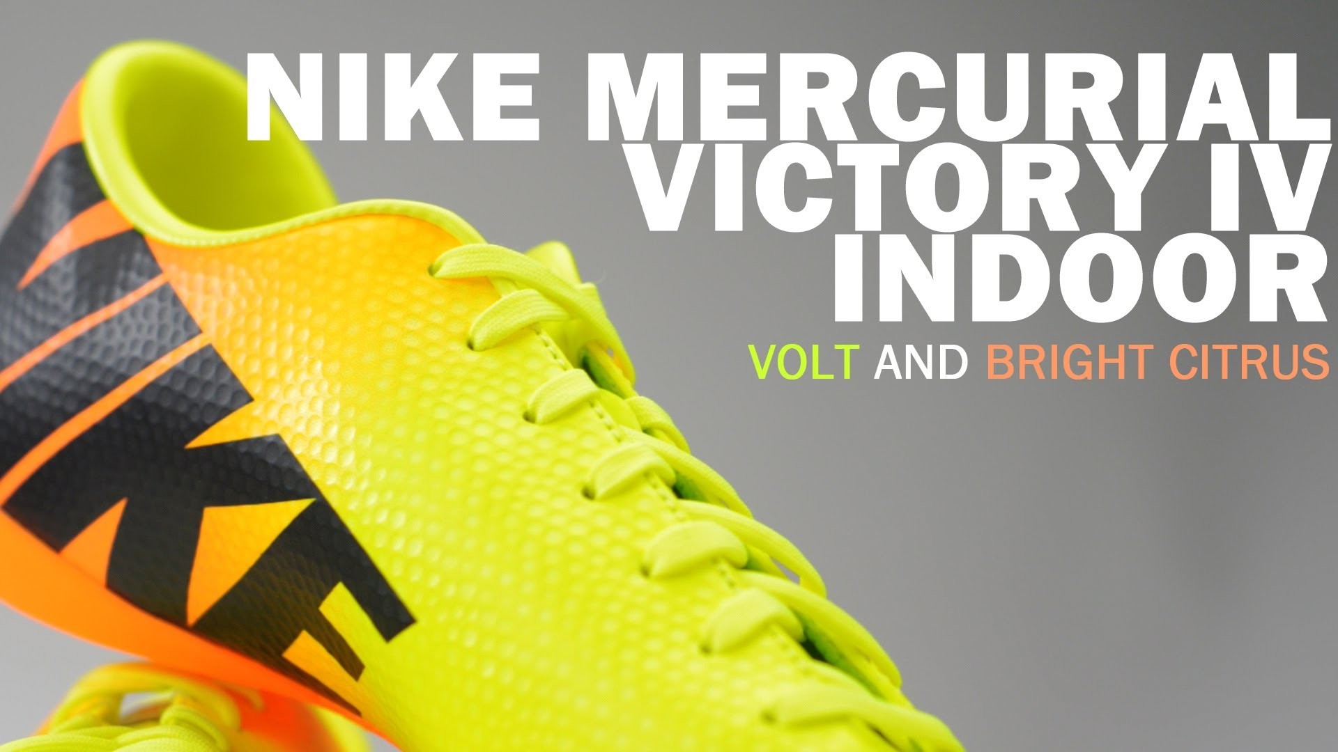 1920x1080 Nike Mercurial Victory IV Indoor Soccer Shoes - Volt and Bright Citrus  Unboxing - YouTube