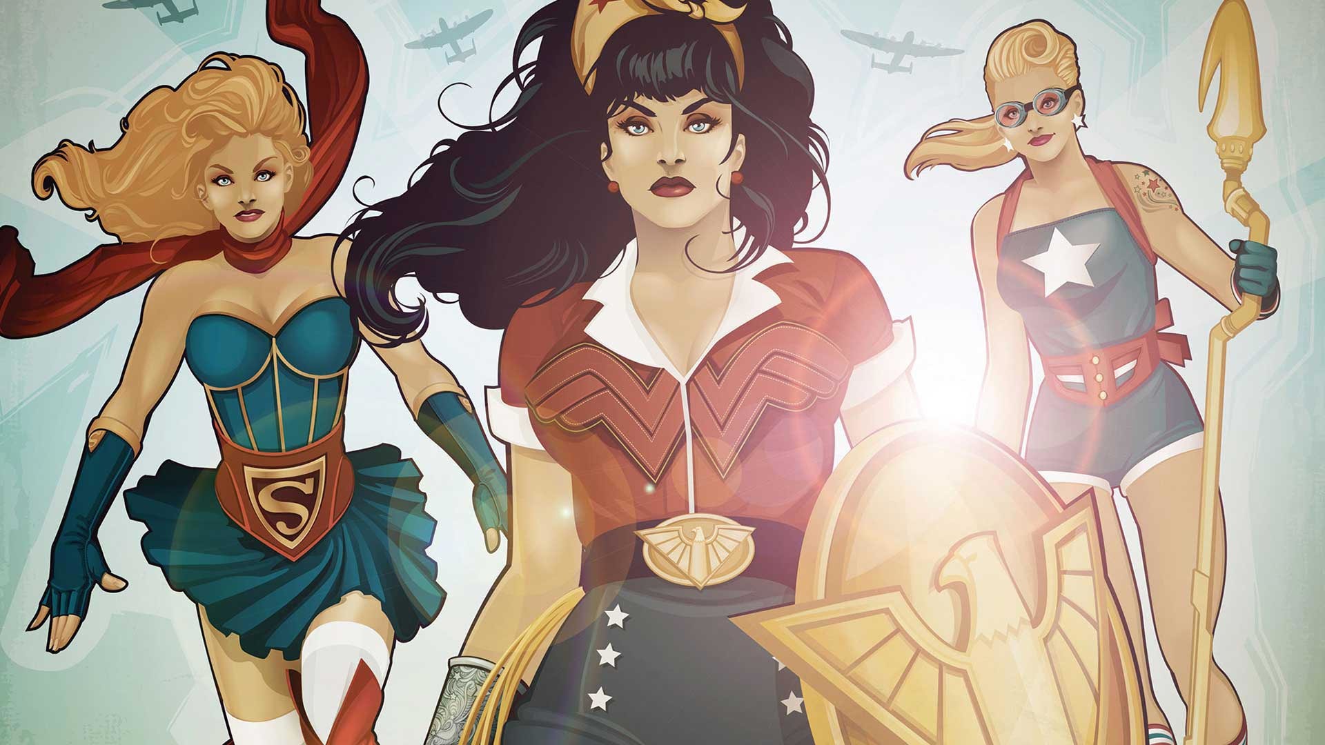 1920x1080 What's in the theme? This theme pack consists of several HD DC Bombshells  wallpapers ...
