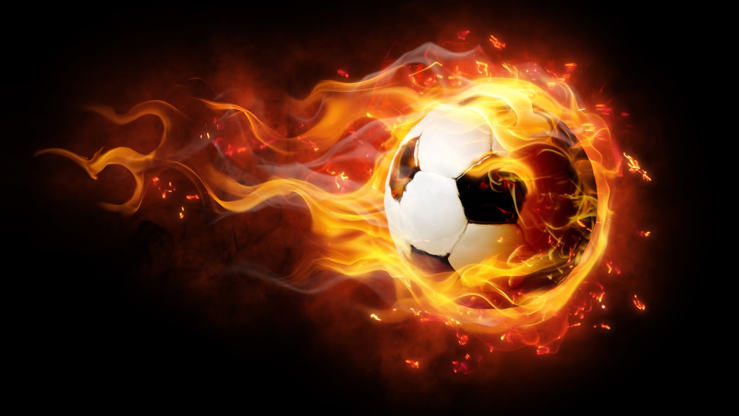 Flaming Soccer Ball Wallpaper (55+ images)