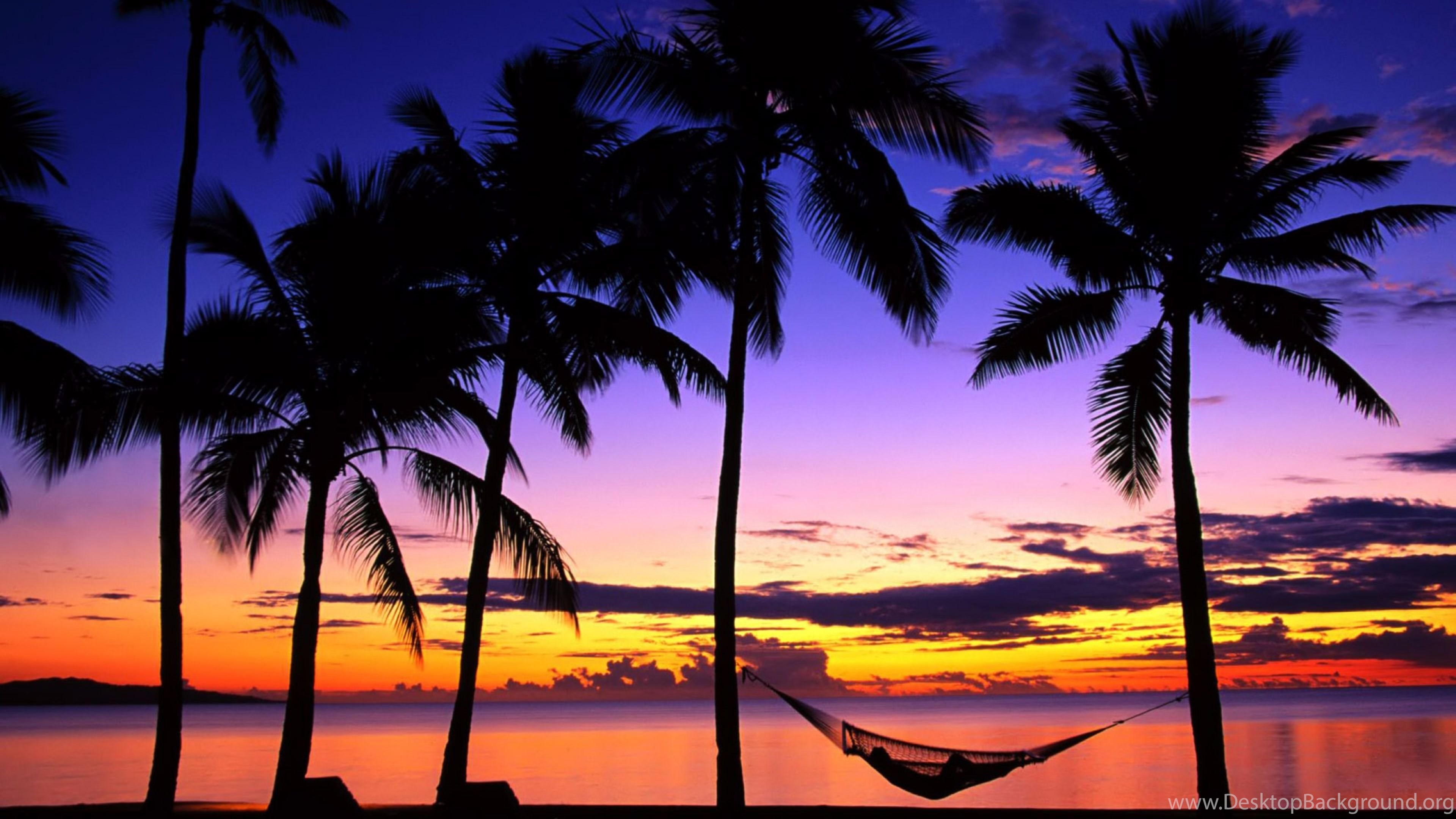 3840x2160 ... Relaxing Beach 4K Sunset Wallpapers Desktop Background