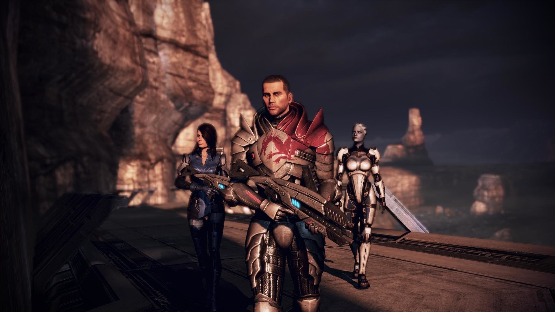 1920x1080 Video Game - Mass Effect 3 Commander Shepard Ashley Williams Liara T'Soni  Wallpaper