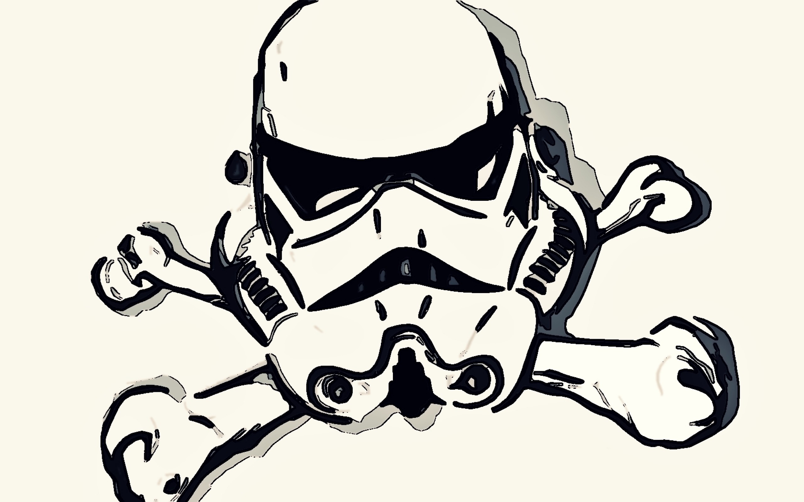 2560x1600 star wars stormtroopers skull and crossbones 1680x1050 wallpaper Art HD  Wallpaper