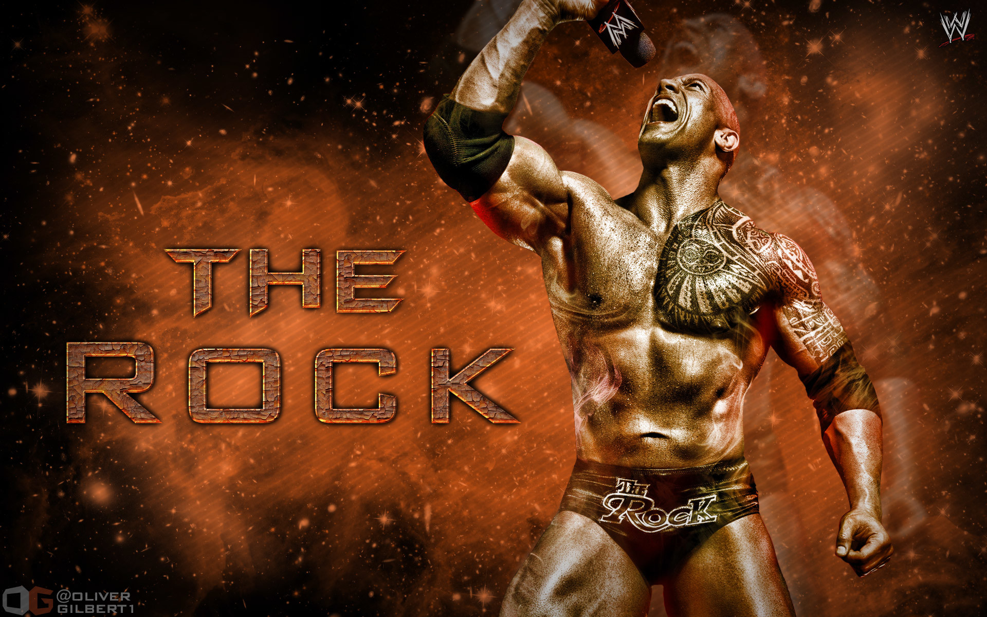 1920x1200 WWE The Rock