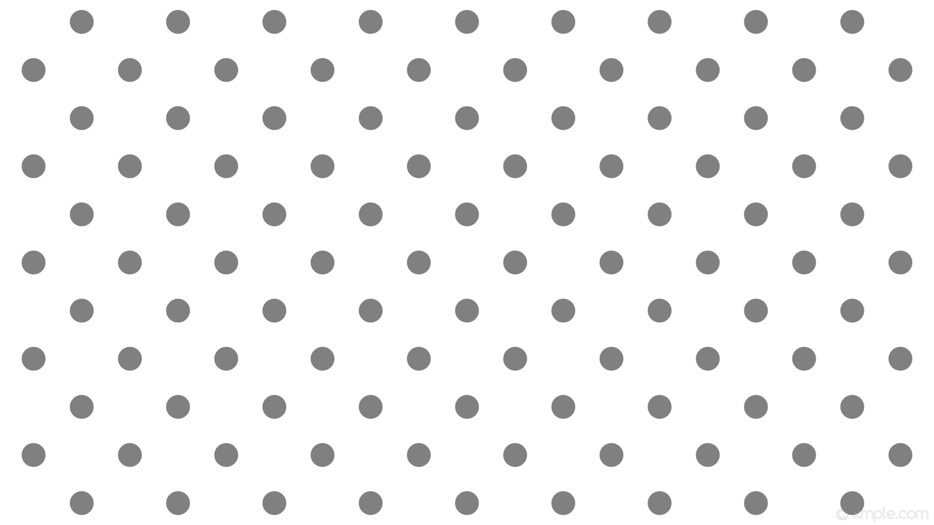 1920x1080 wallpaper white polka dots grey spots gray #ffffff #808080 45Â° 49px 140px