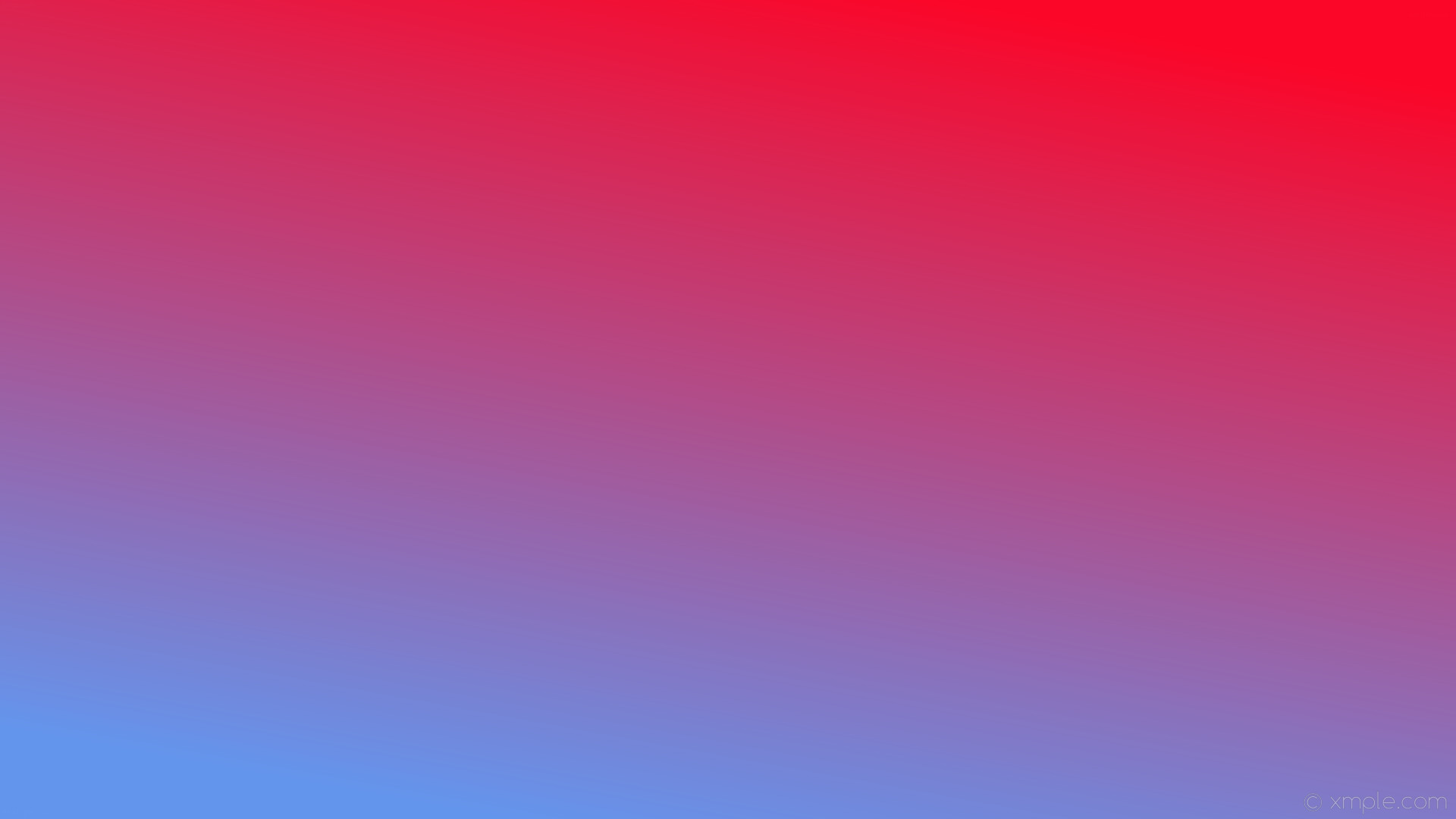 1920x1080 wallpaper gradient red linear blue cornflower blue #fb0628 #6495ed 60Â°