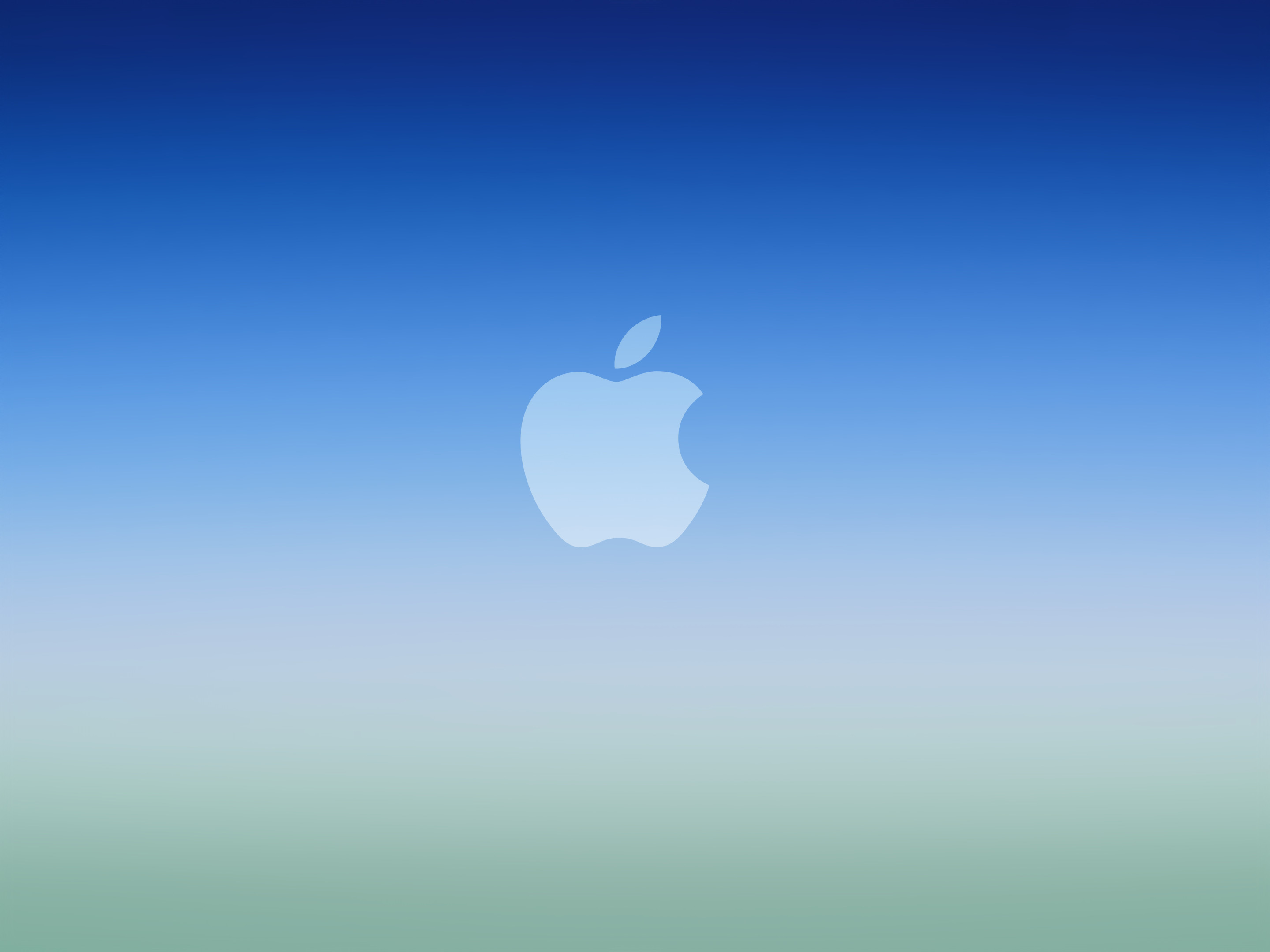 2880x2160 blue ios gradient apple logo HD wallpaper Wallpaper ...