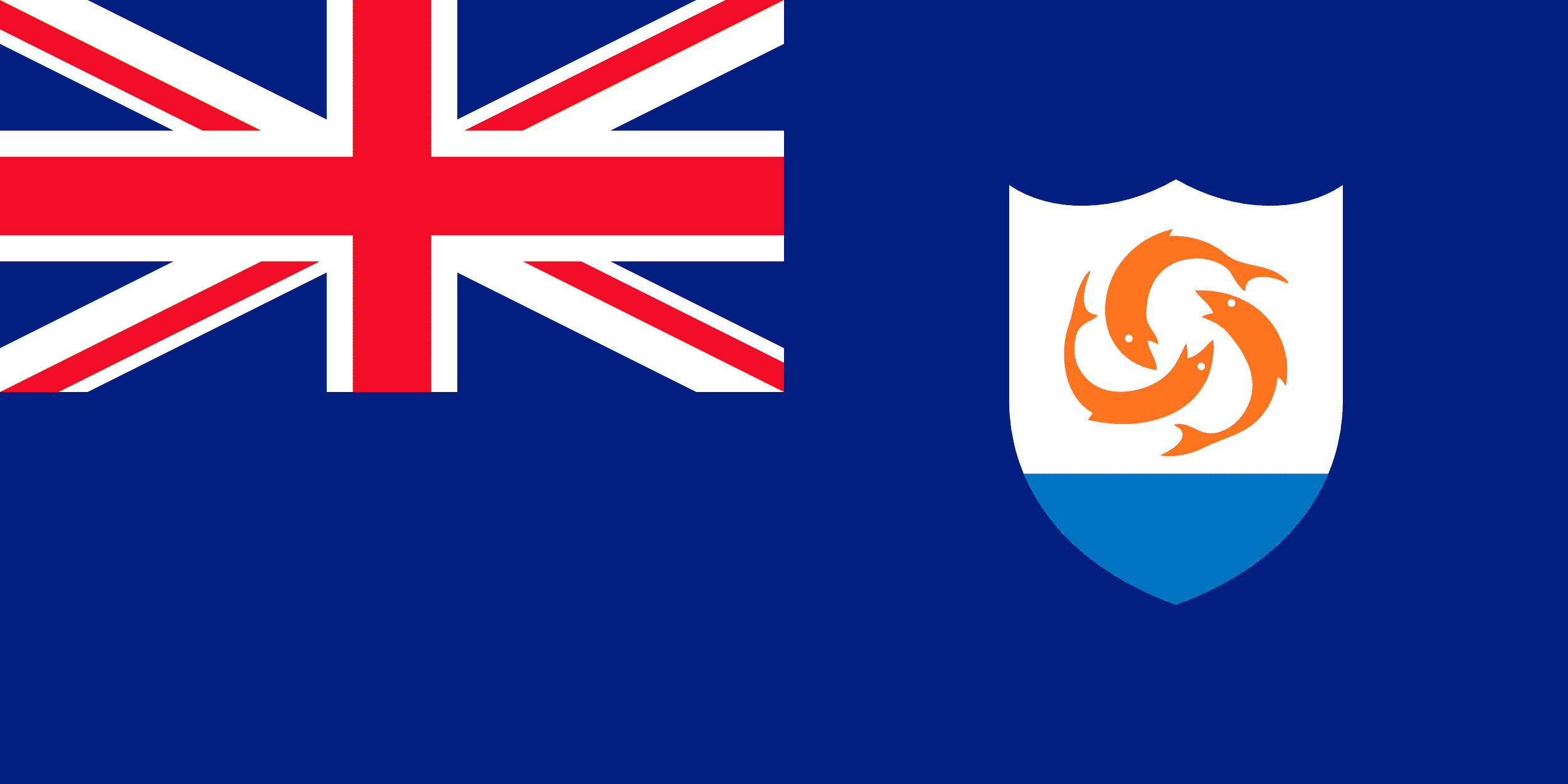 2500x1250 Anguilla Flags hD wallpapers