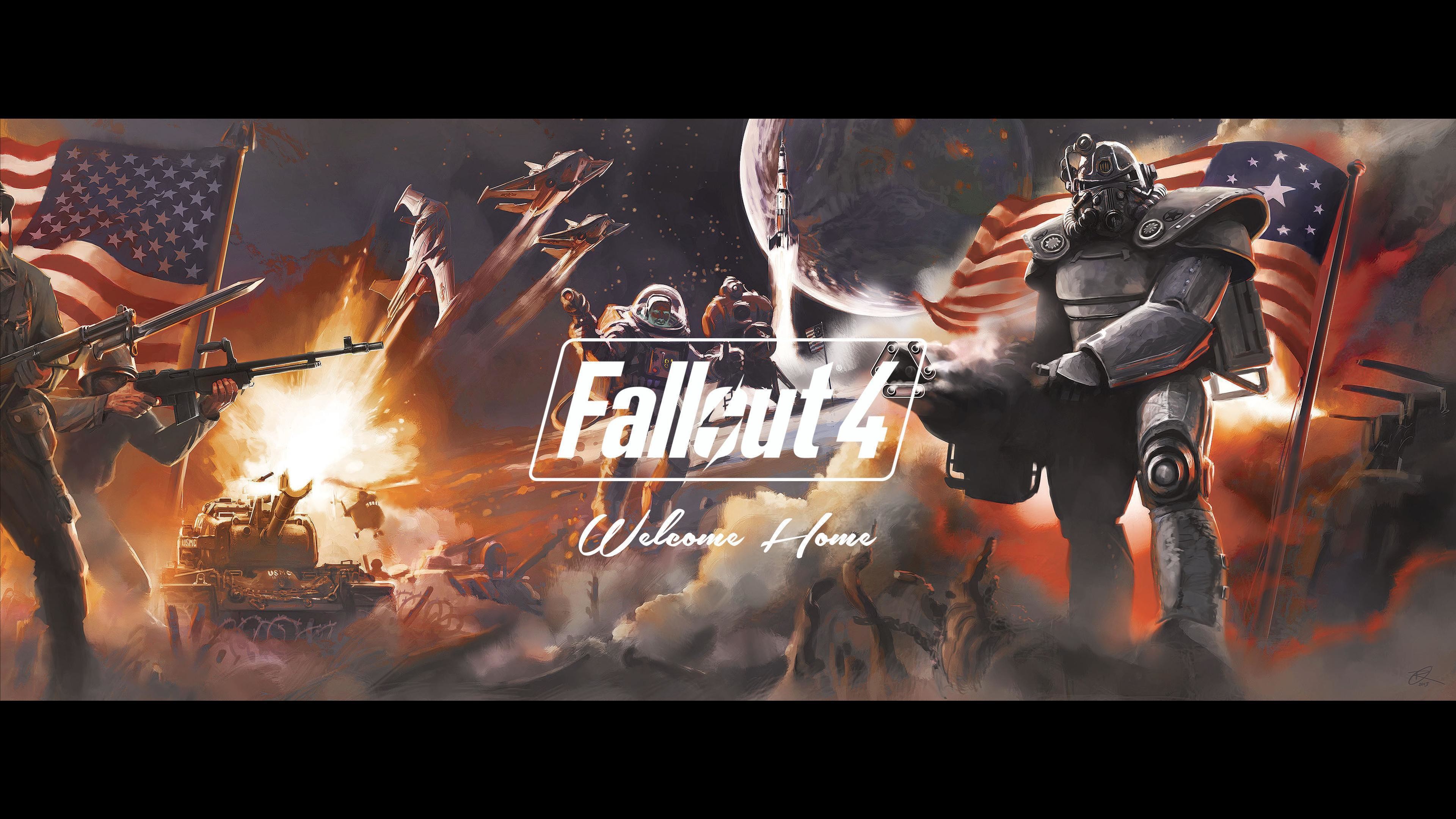 3840x2160 Fallout 4 Dual Monitor Wallpaper - WallpaperSafari