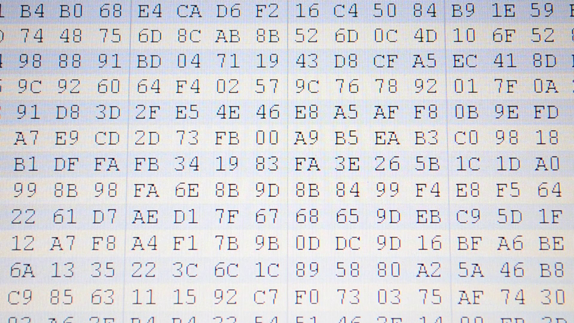 1920x1080 Code binary. Hexadecimal program code on screen. Animated background of moving  binary code numbers. Motion Background - VideoBlocks