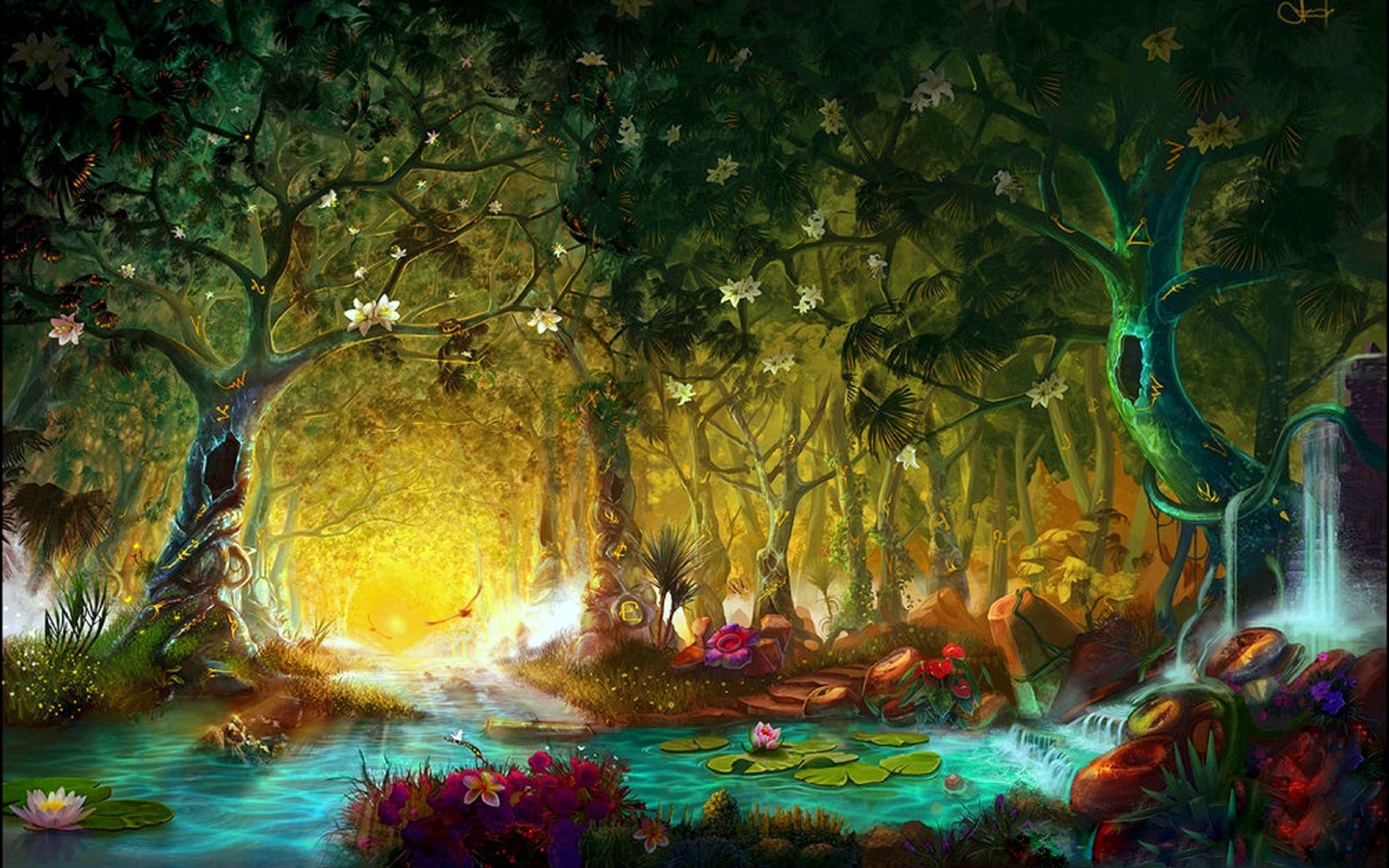 2560x1600 magic-forest-wide-wallpaper-501185.jpg (2560Ã1600)