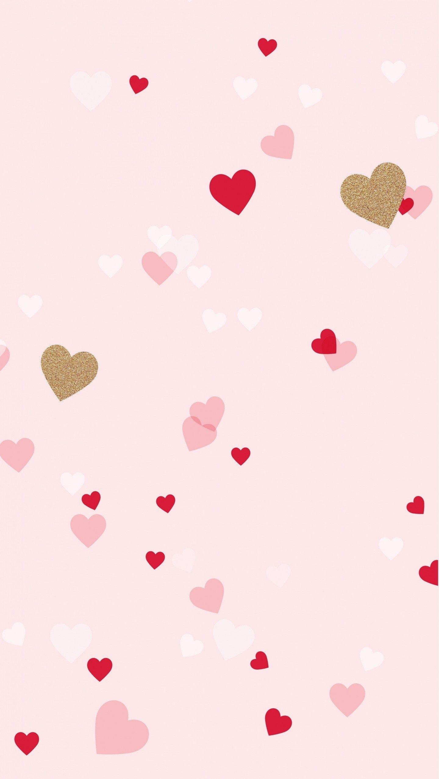 1440x2555 Wallpaper iphone cute hd - Cute Hearts Iphone Background Image