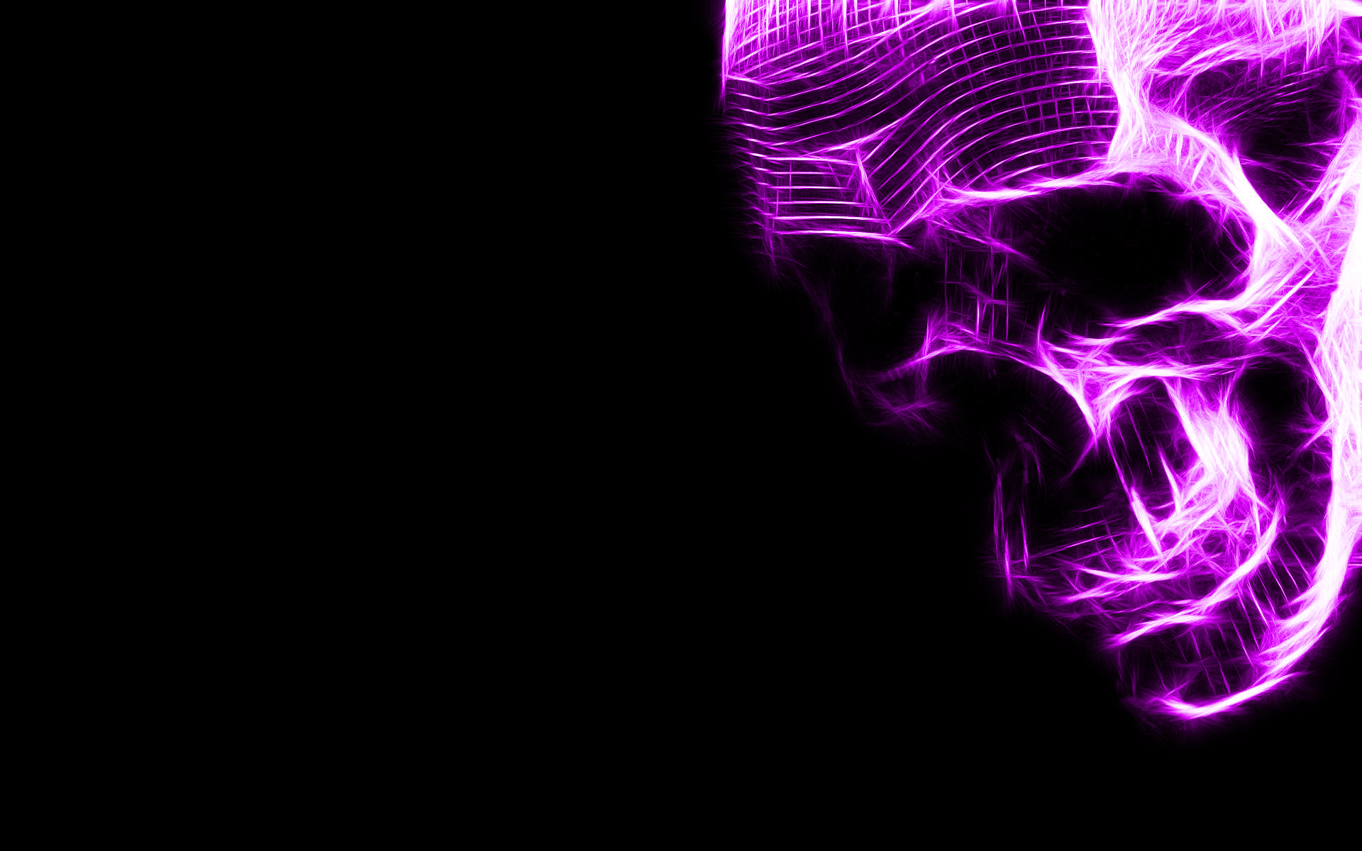 Purple Skull Wallpaper.
