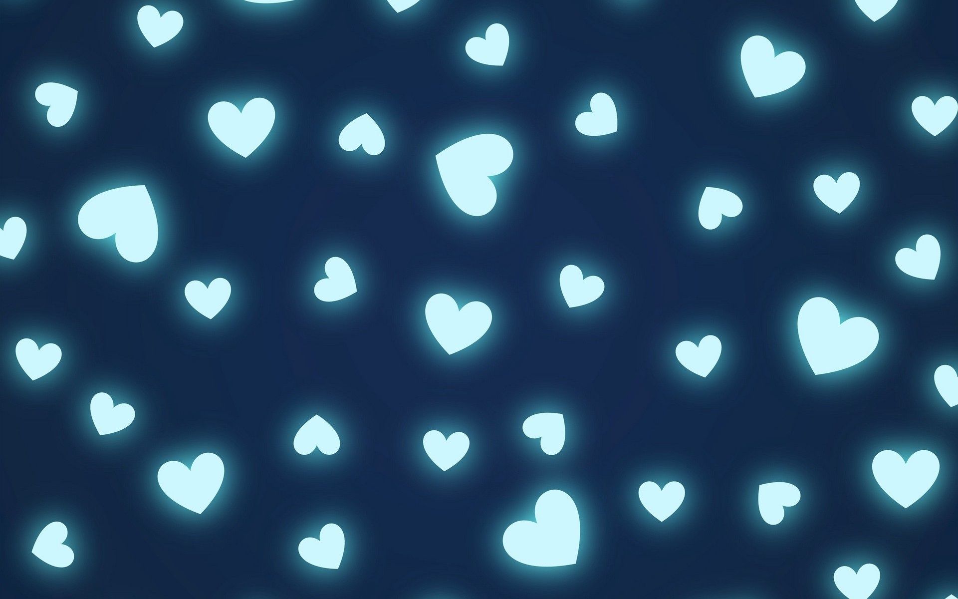 1920x1200 Blue heart wallpaper HD