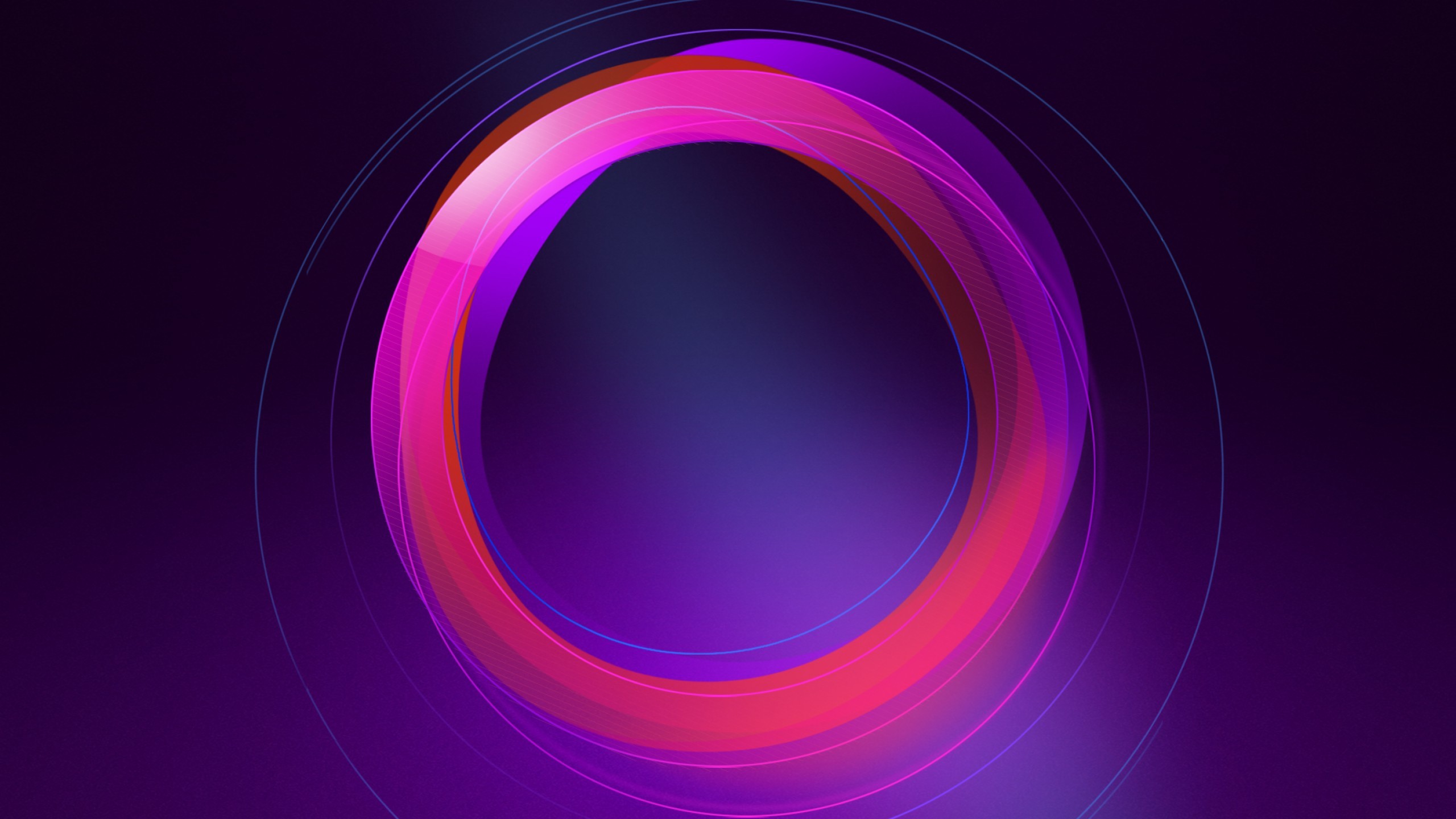 2560x1440 Abstract / Circles Wallpaper. Circles, Pink, Purple, HD