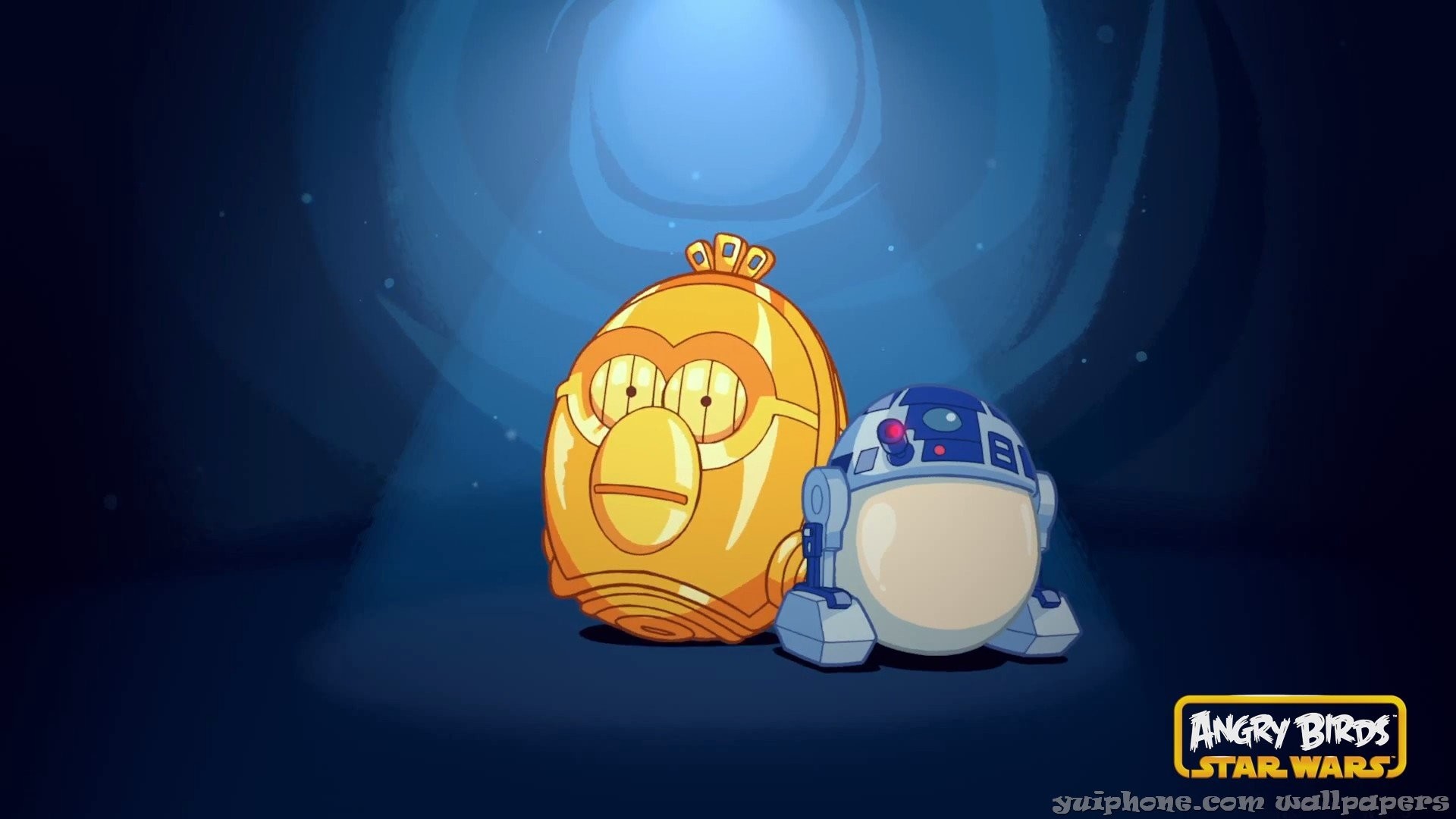 1920x1080 Angry Birds Star Wars R2D2 ...