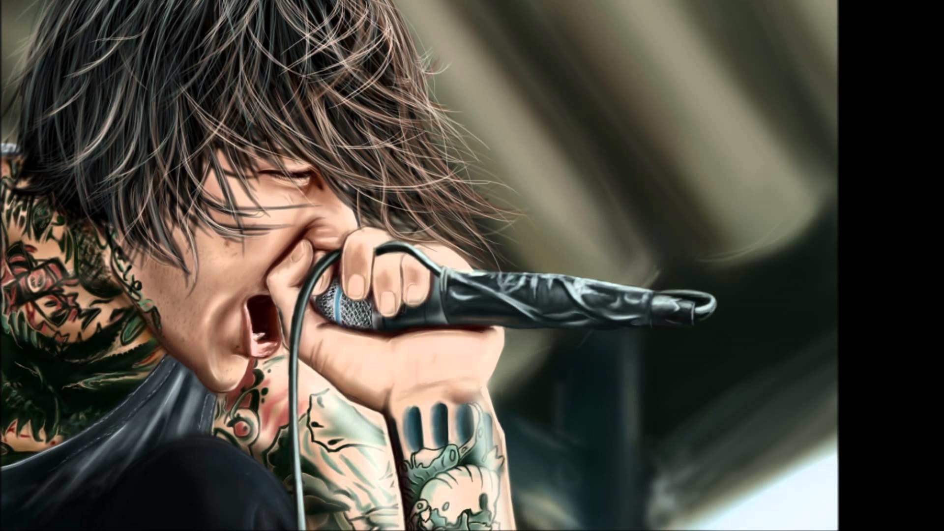 1920x1080 P Mitch - - - This is dedicated to my wonderful friend ! Mitch Lucker from  the band Suicide Silence. Suicide Silence - You only live once [link] .