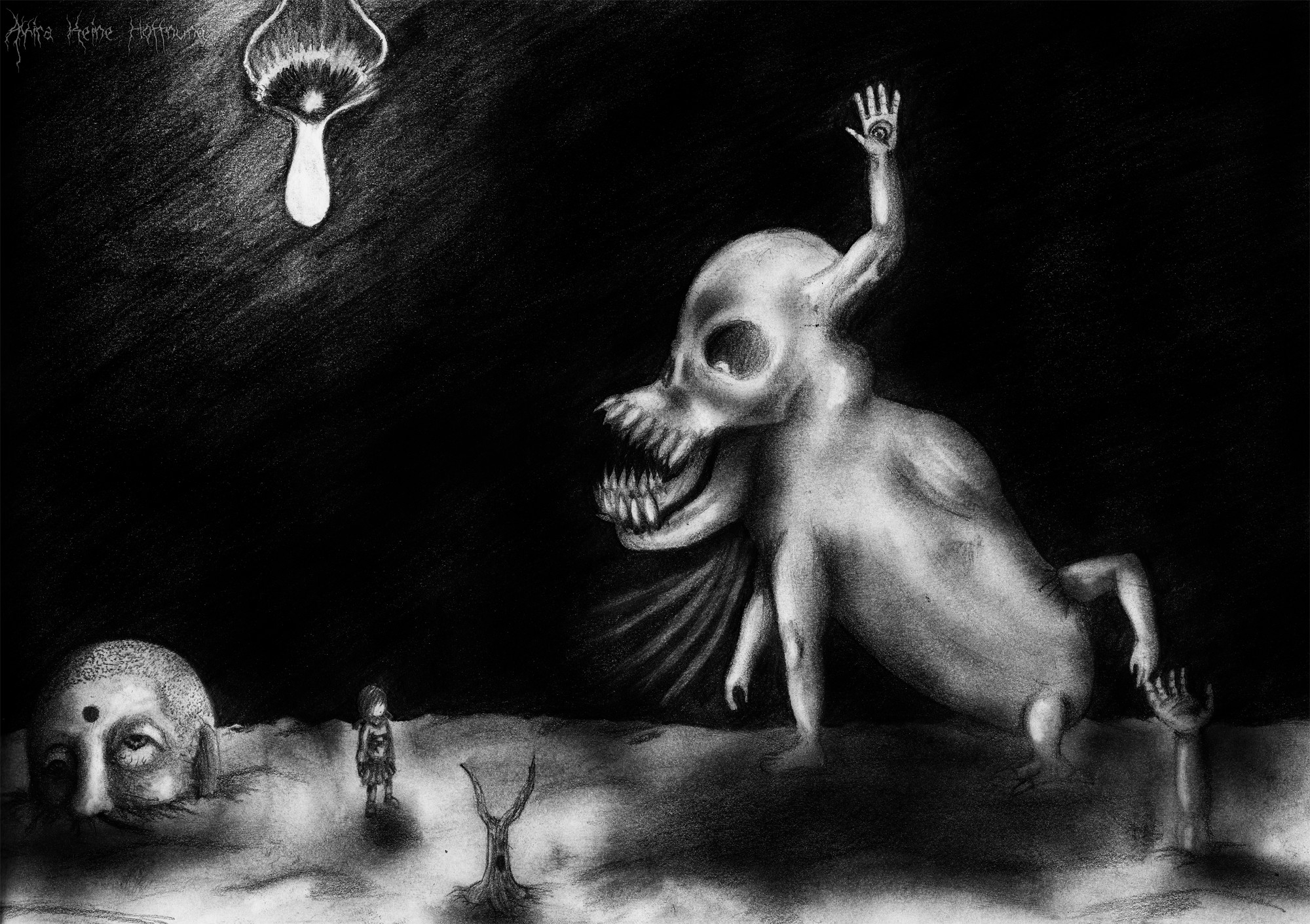 2000x1411 ... Yume Nikki - The Thing with the Quivering Jaw by Akira-keineHoffnung