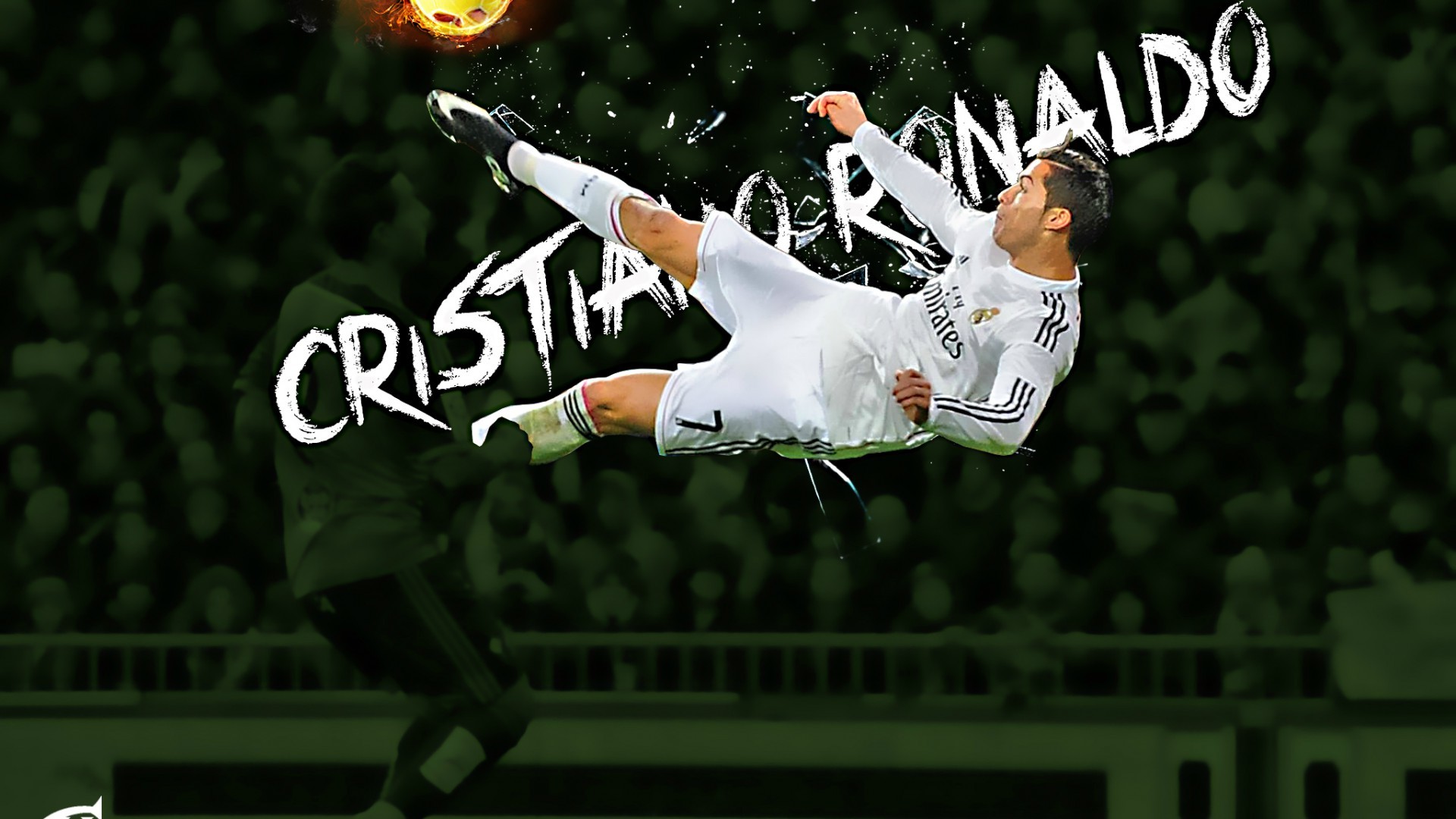 1920x1080 Download Cristiano Ronaldo CR7 Flying Shot Football HD Wallpaper .
