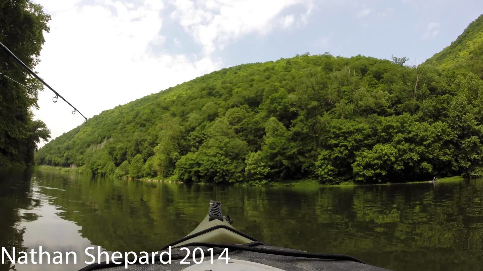 1920x1080 Kayak Camping, Small Mouth Bass Fishing in West Virginia