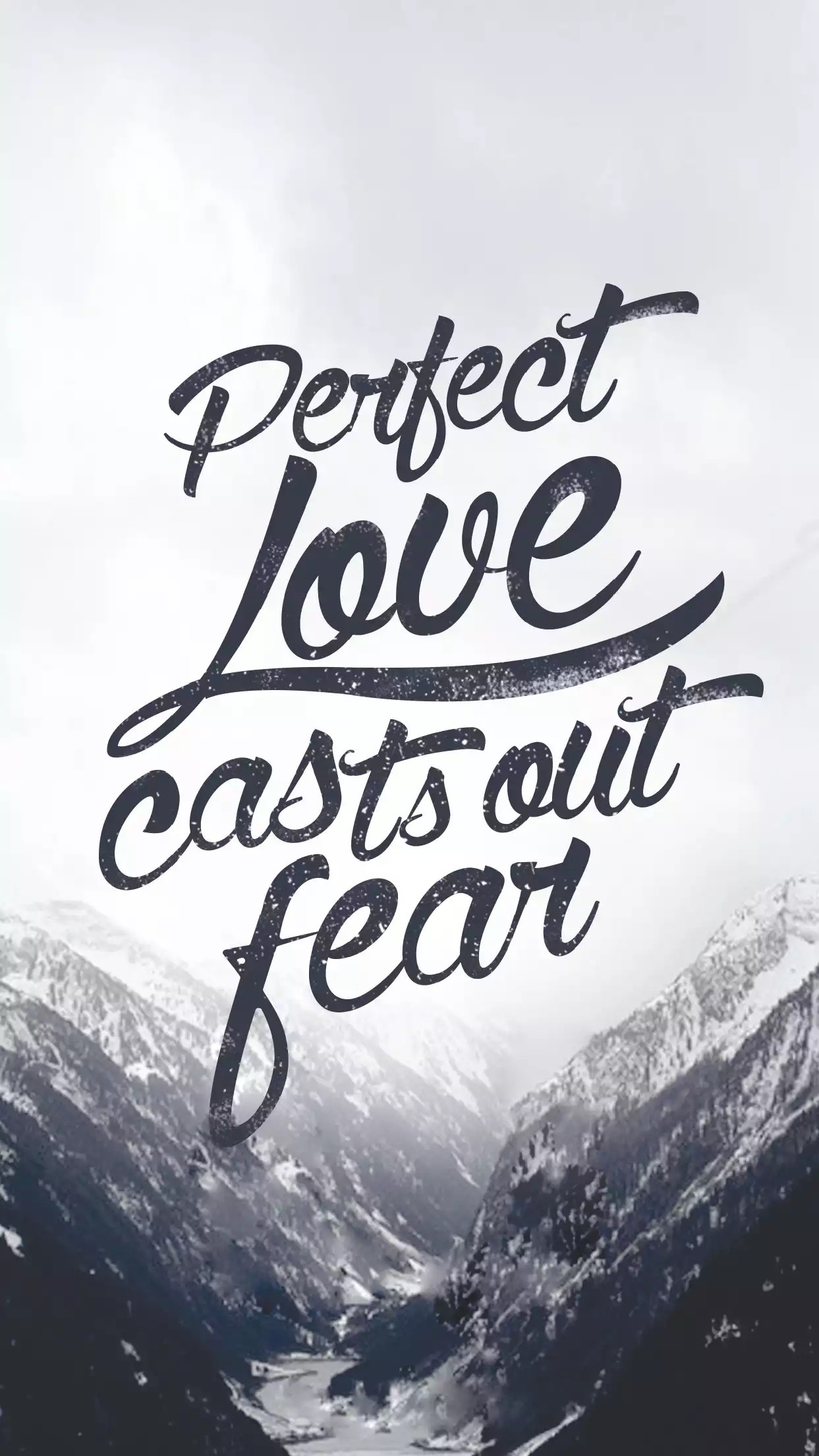 1243x2209 1 John love casts out all fear/Bible verse/Quote