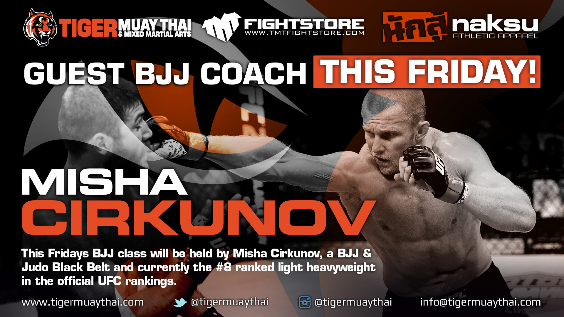 1920x1080 Don't miss this Fridays Guest Coach, currently ranked #8 in the UFC light  heavyweight division Misha Cirkunov!