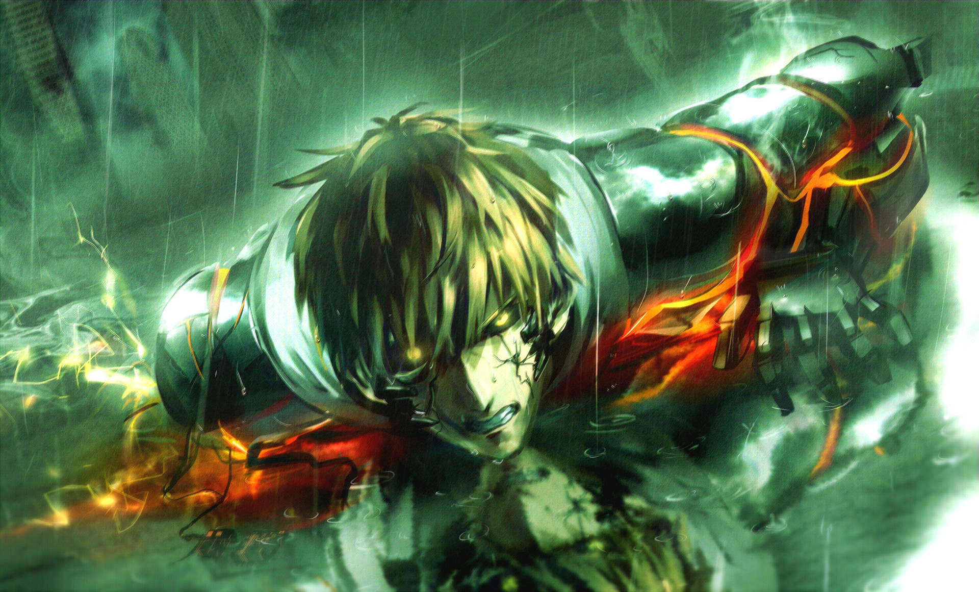 1920x1160 One-Punch Man Saitama Â· Fond d'Ã©cran HD | ArriÃ¨re-plan ID:666059