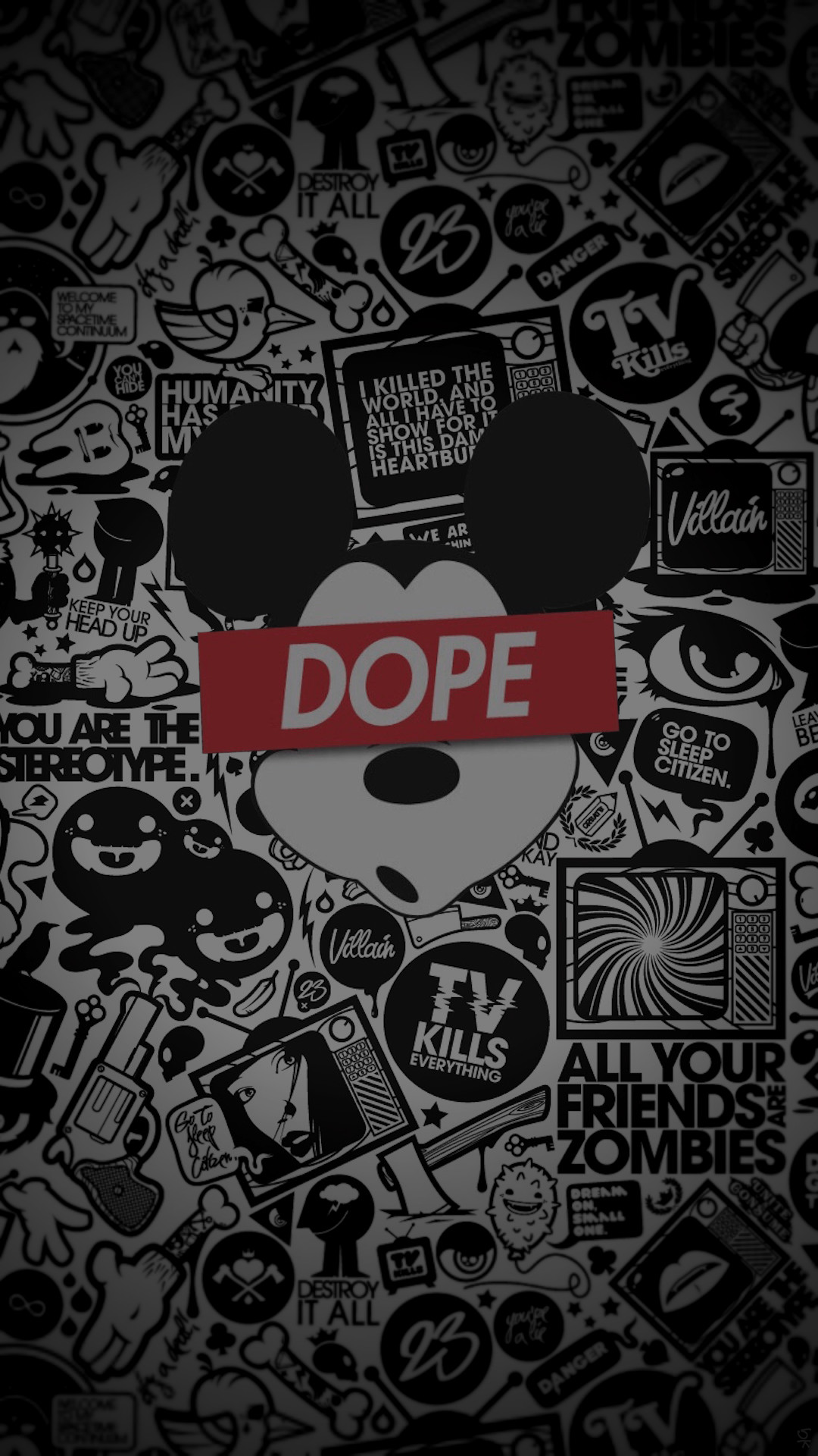 1080x1920  Mickey Dope - Tap to see more Dope wallpaper! - @mobile9 | iPhone