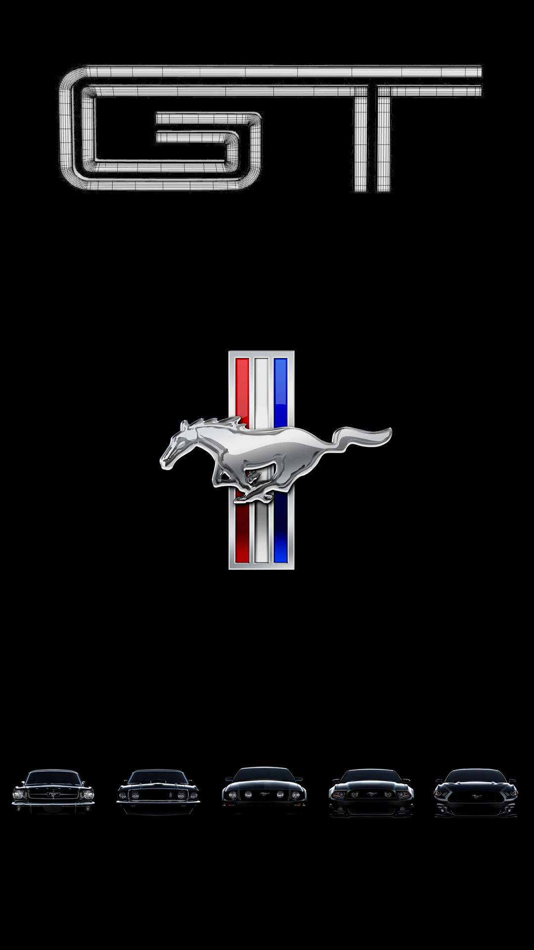 1080x1920 You know what here you go-the same but with a centered mustang logo :) (I  put it down so it didn't hit my lock screen clock)