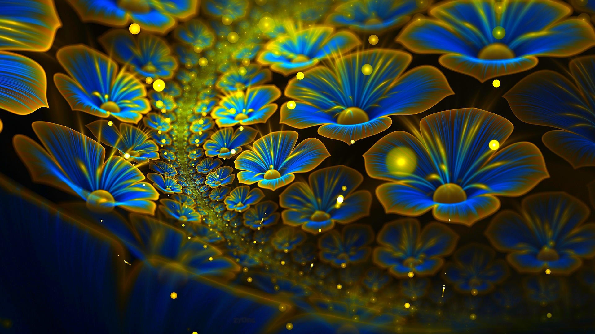1920x1080 abstract fractal cg digital-art 3d colors wallpaper