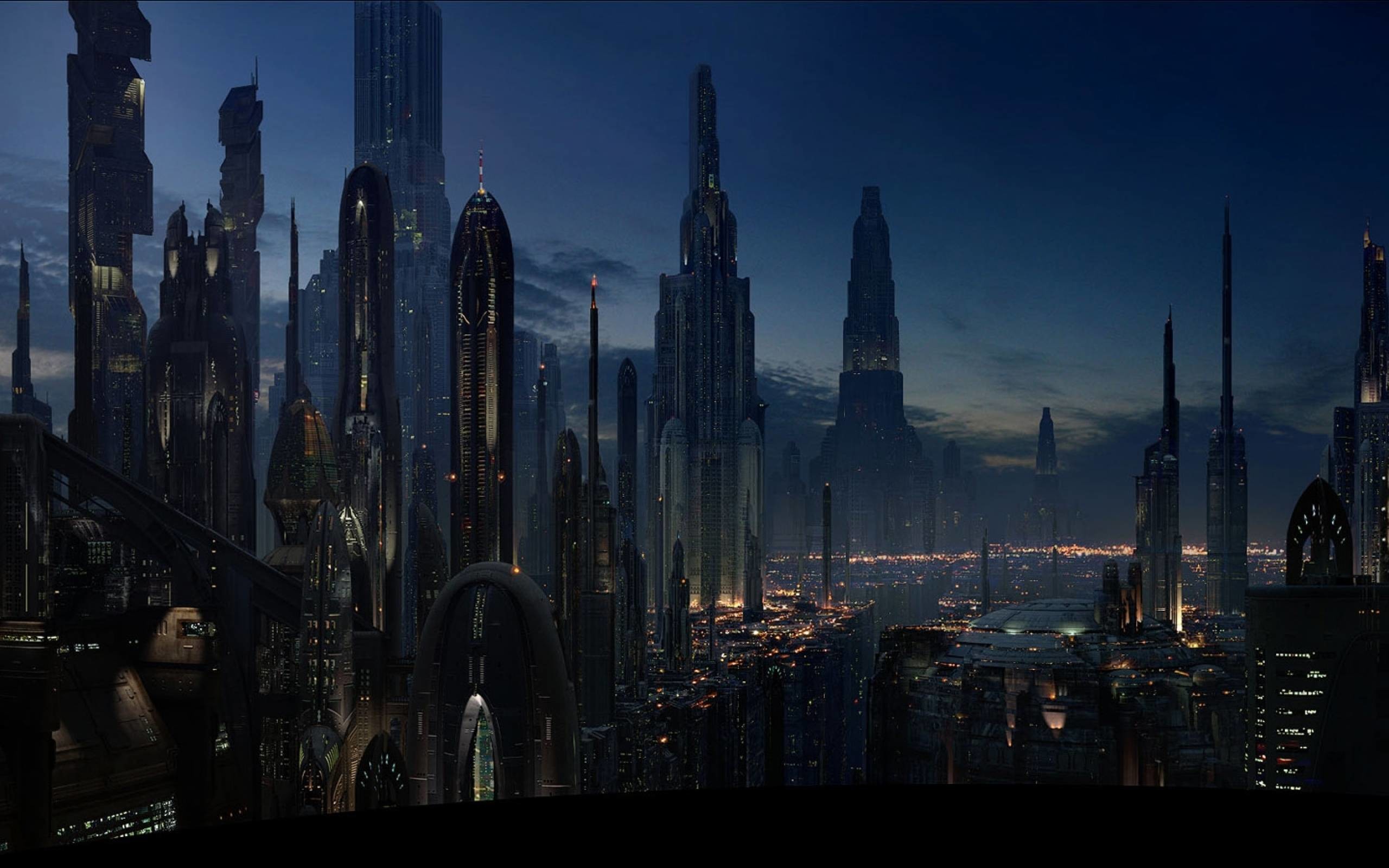 2560x1600 Landscape HD : Coruscant (2560/1600) - Star Wars Wallpaper .
