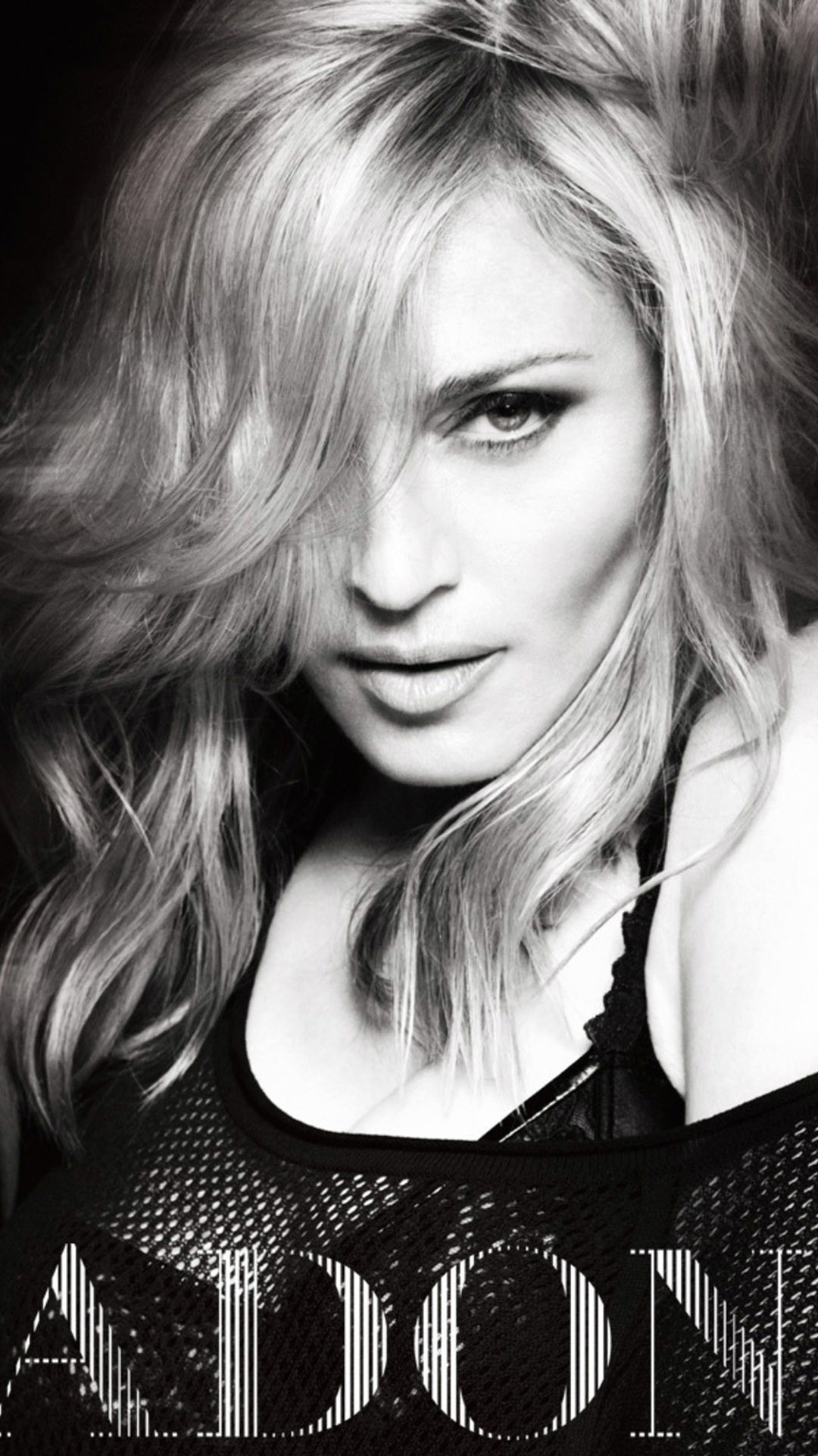 1080x1920 Madonna Black And White iPhone 6 Plus HD Wallpaper ...