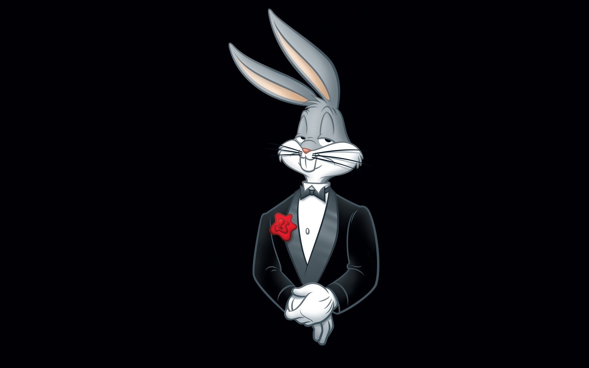 1920x1200 cartoon, Bugs Bunny, Warner Brothers, Suits, Smokin, Rabbits, Looney Tunes