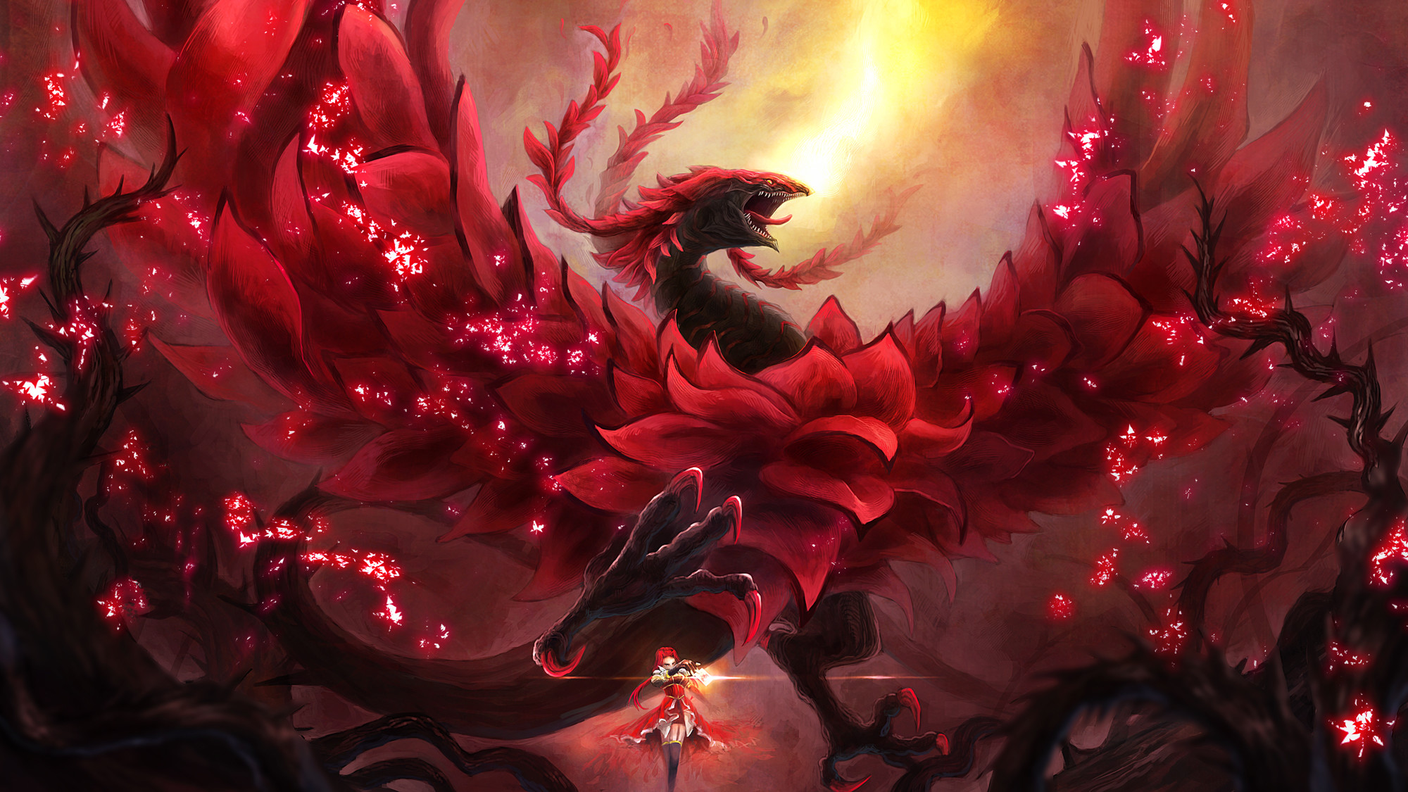 2000x1125 Red Dragon Archfiend Yu-Gi-Oh 5D's | Yu-Gi-Oh! Duel Monsters | Pinterest |  Red dragon, Dragons and Anime