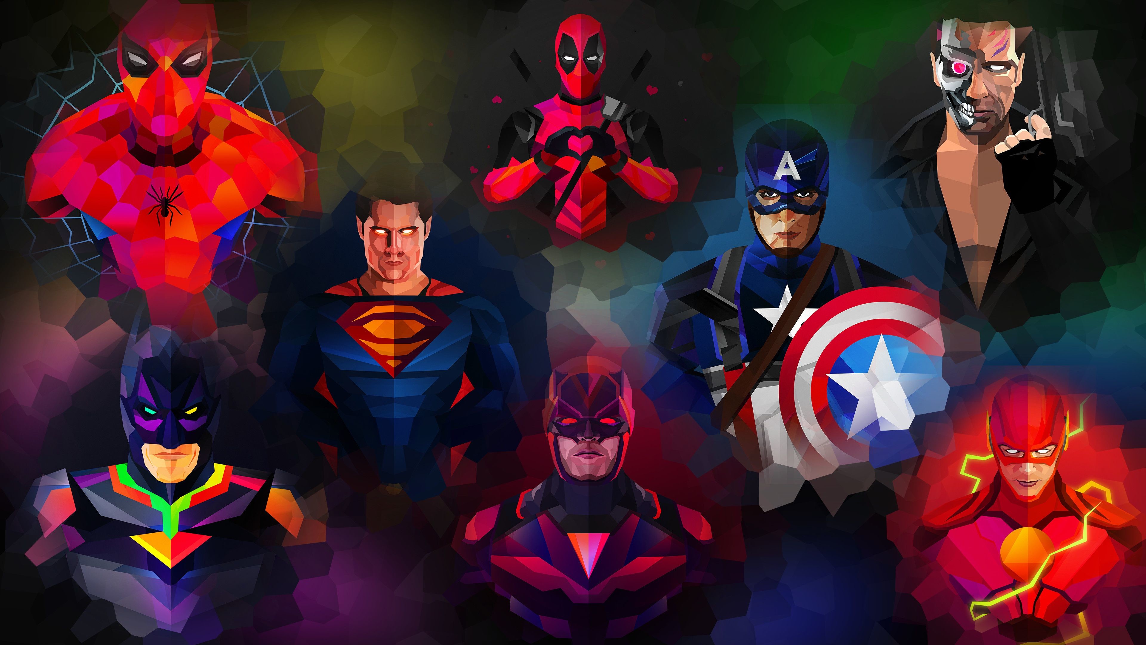 3840x2160  4K Superhero Wallpapers (52+ images)