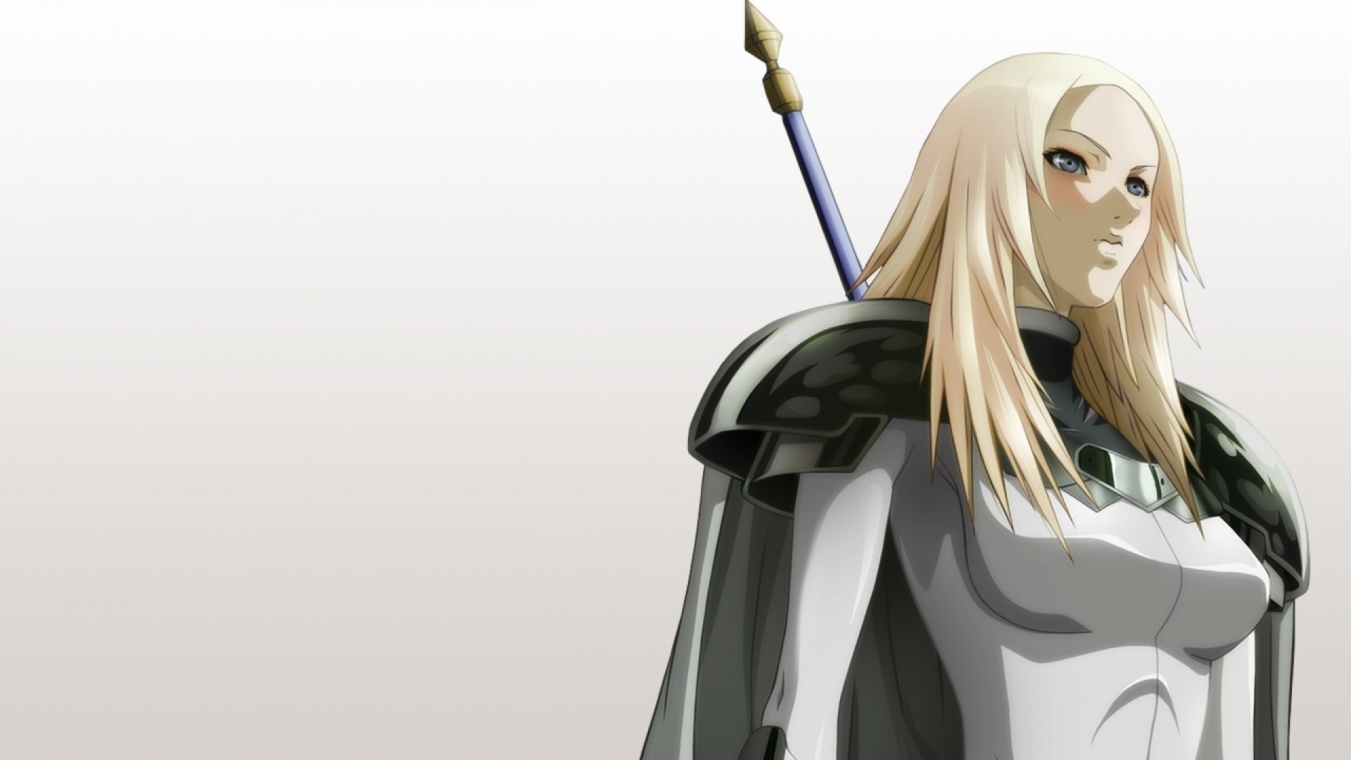 1920x1080 Preview wallpaper anime, girl, claymore, armor, spears, blonde 