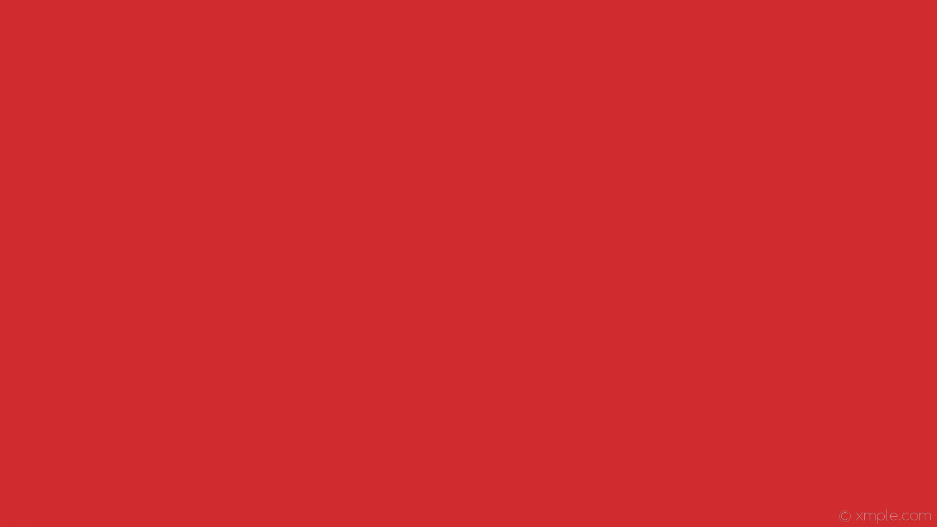 1920x1080 Wallpaper plain one colour single solid color red #d02c2f