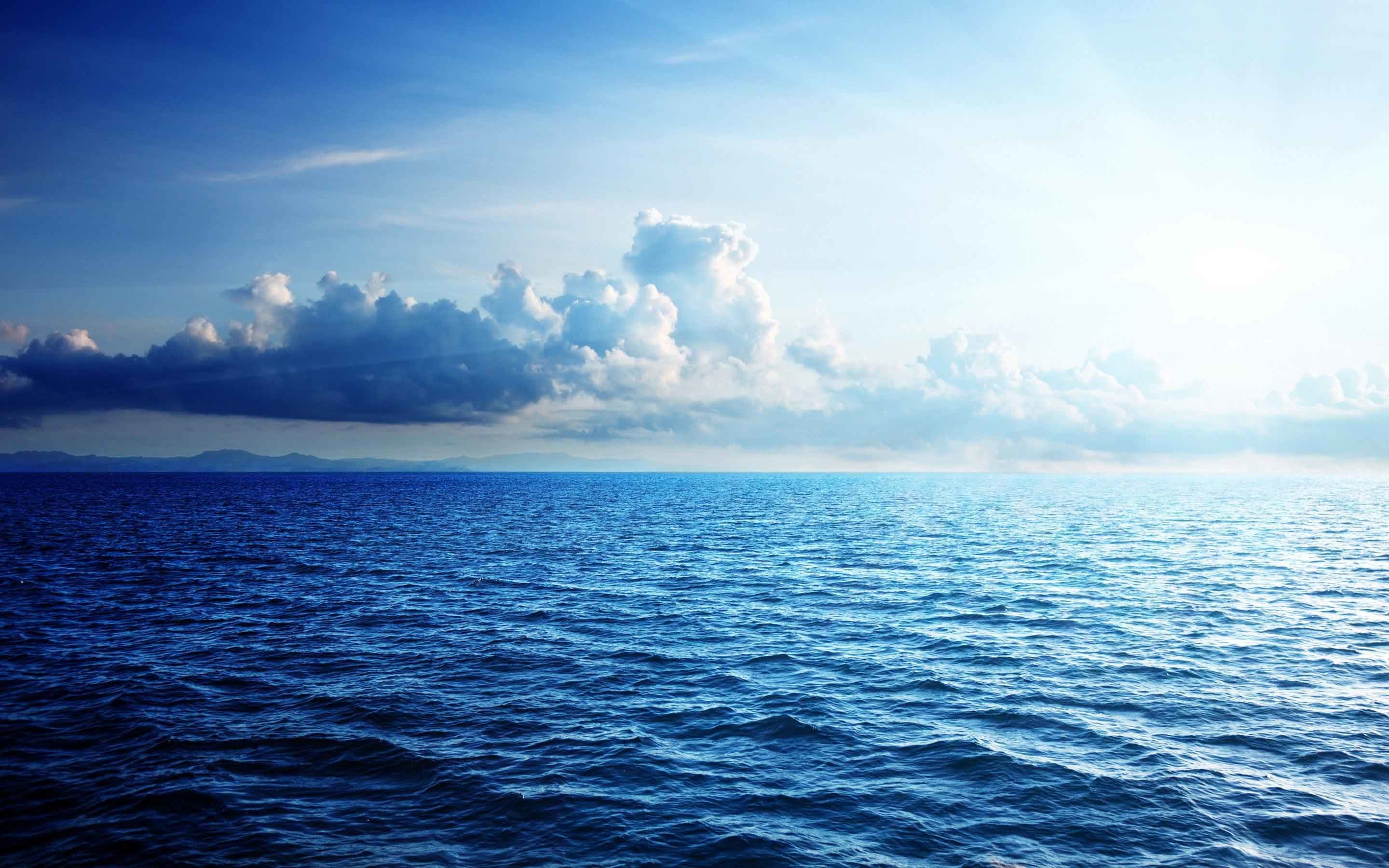 2880x1800 Sea Ocean Water Sky Nature Clouds Free Desktop Wallpapers Backgrounds