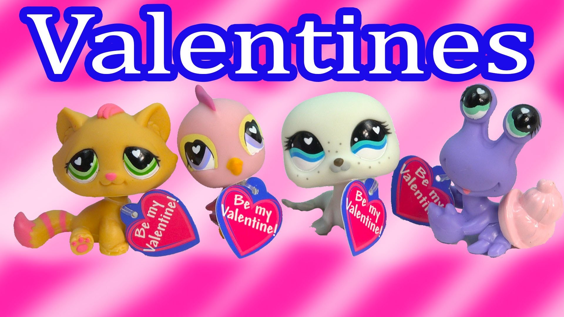1920x1080 Littlest Pet Shop Bobbleheads Valentines Day Playset LPS Box Set Kitty Bird  Seal Crab Review - YouTube